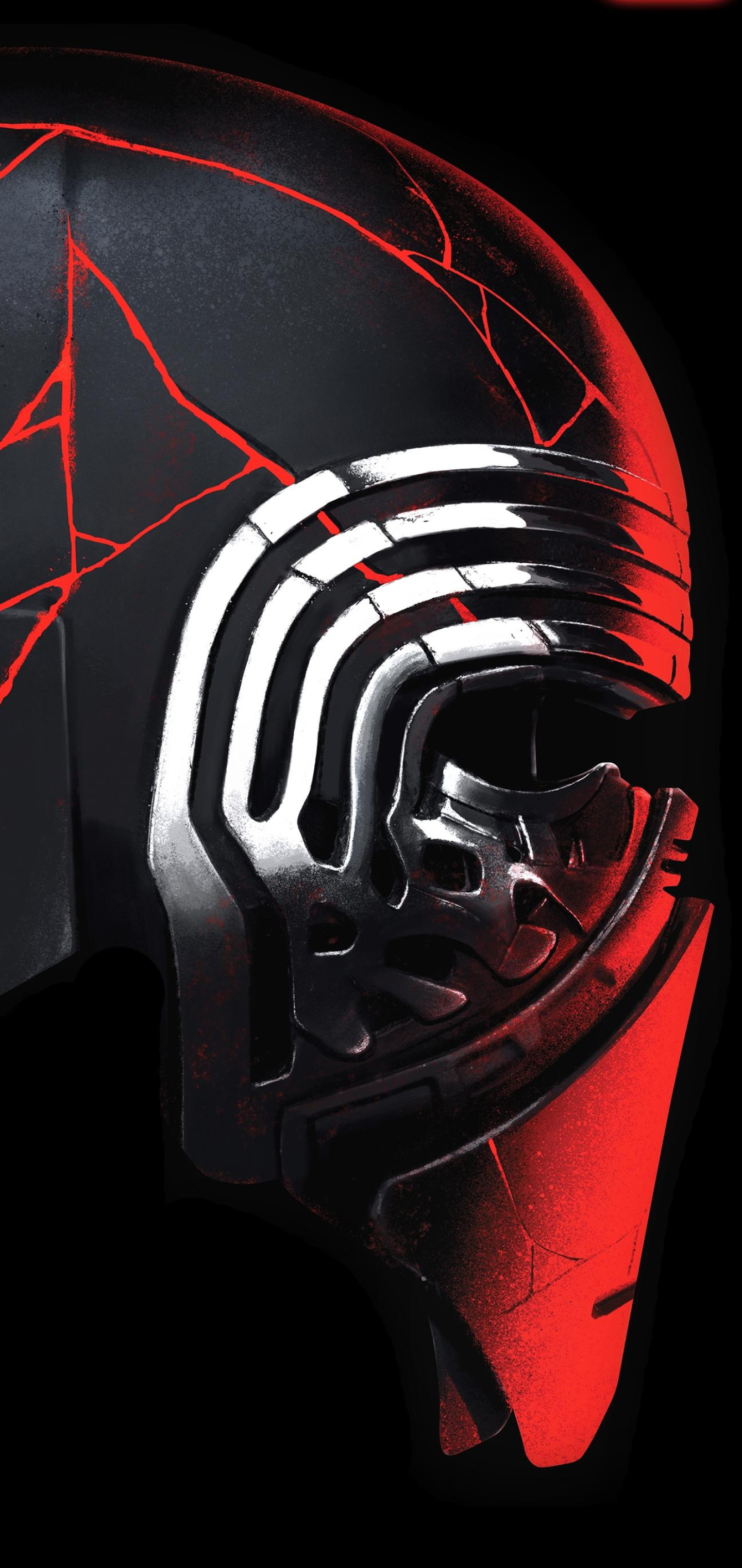 Kylo Ren Mask, Masked avenger, Spiritual successors, Dark side legacy, 1440x3040 HD Handy