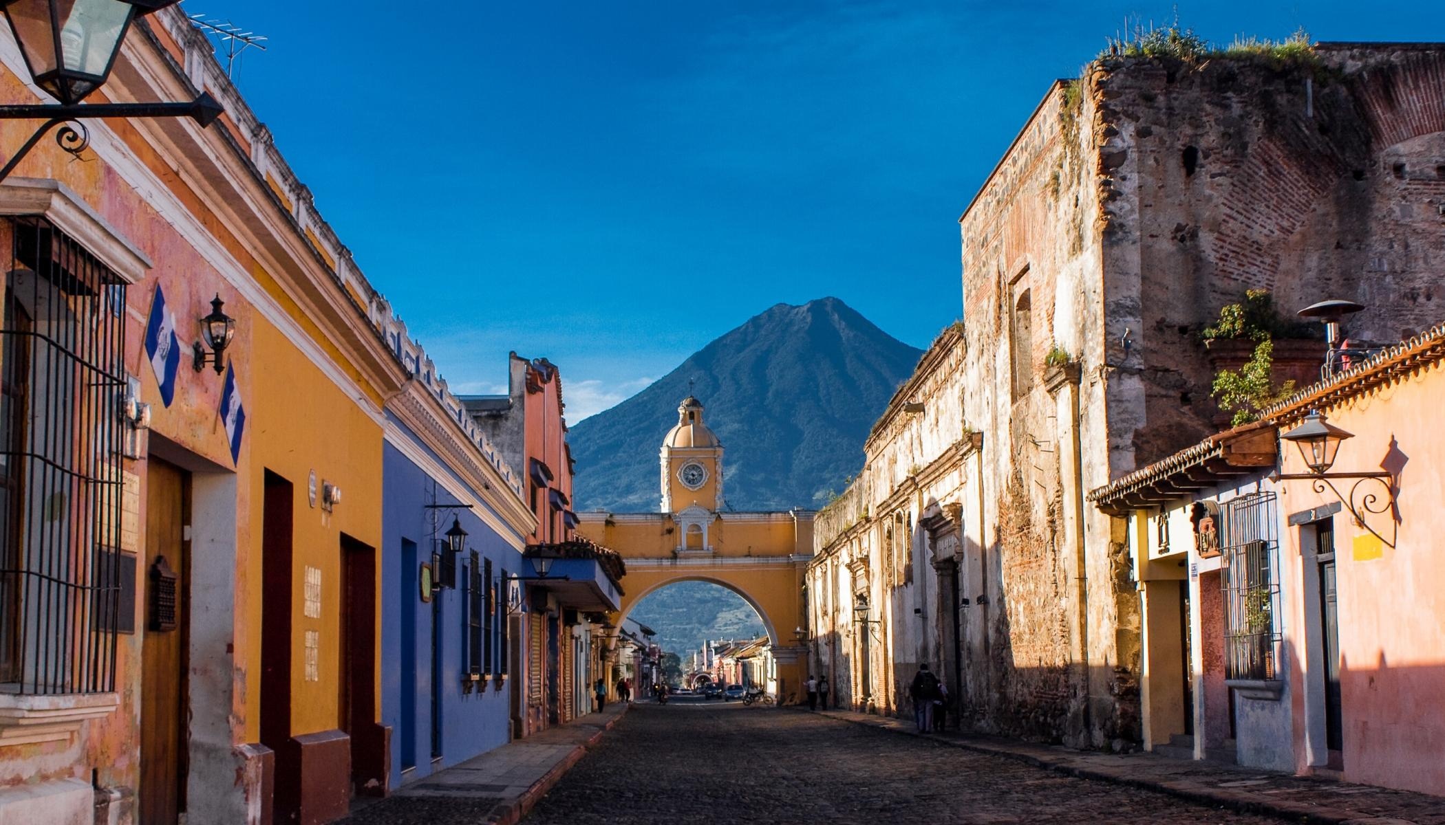 Antigua Guatemala, Koloniale Perle, Highlight, Mittelamerika, 2100x1200 HD Desktop