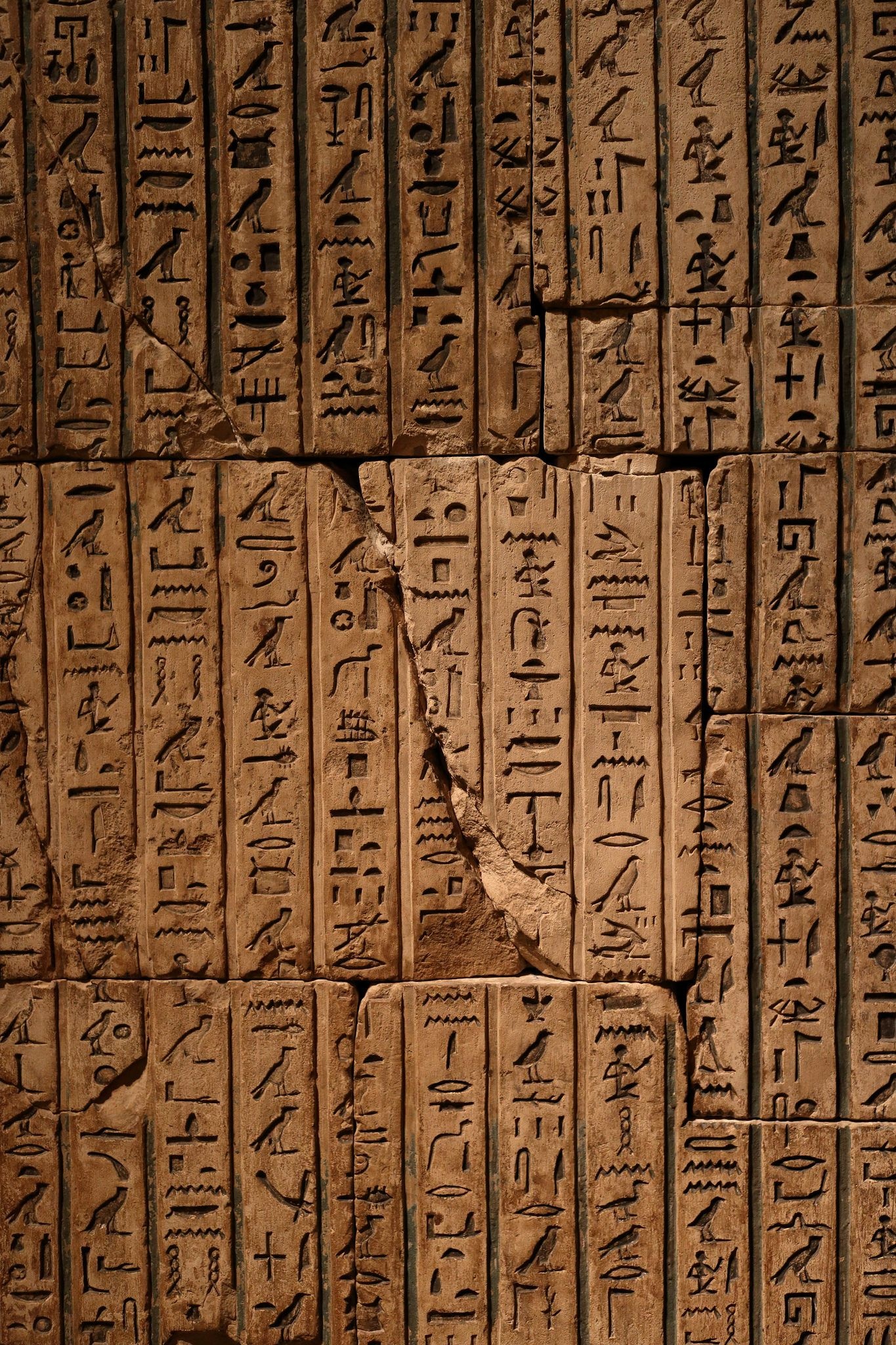 Hieroglyphics, Egyptian Language, Ancient Writing System, Symbolic, 1370x2050 HD Phone