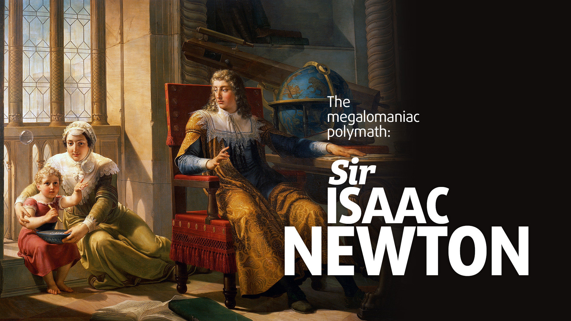 Isaac Newton, Celeb scientist, Revolutionary theories, Newton's laws, 1920x1080 Full HD Desktop