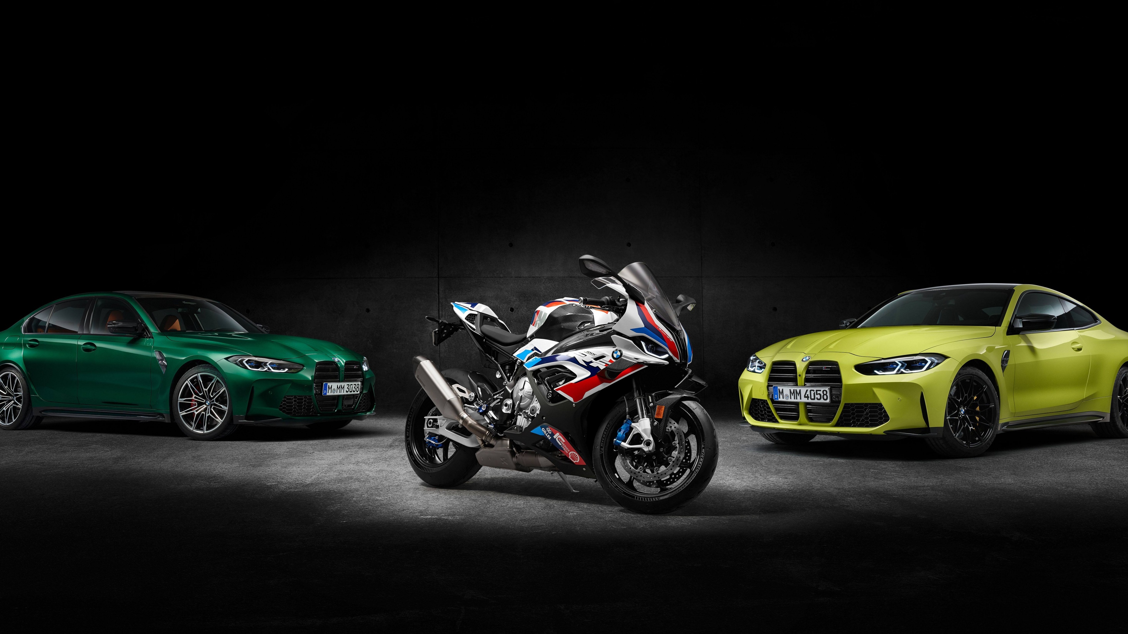 BMW M 1000 RR, 4k BMW M3, Competition BMW M4, Competition Cars, 3840x2160 4K Desktop