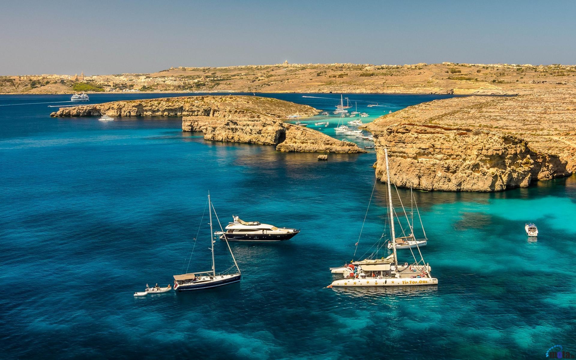 Comino Island, Stunning Malta, Breathtaking beauty, Gorgeous backgrounds, 1920x1200 HD Desktop