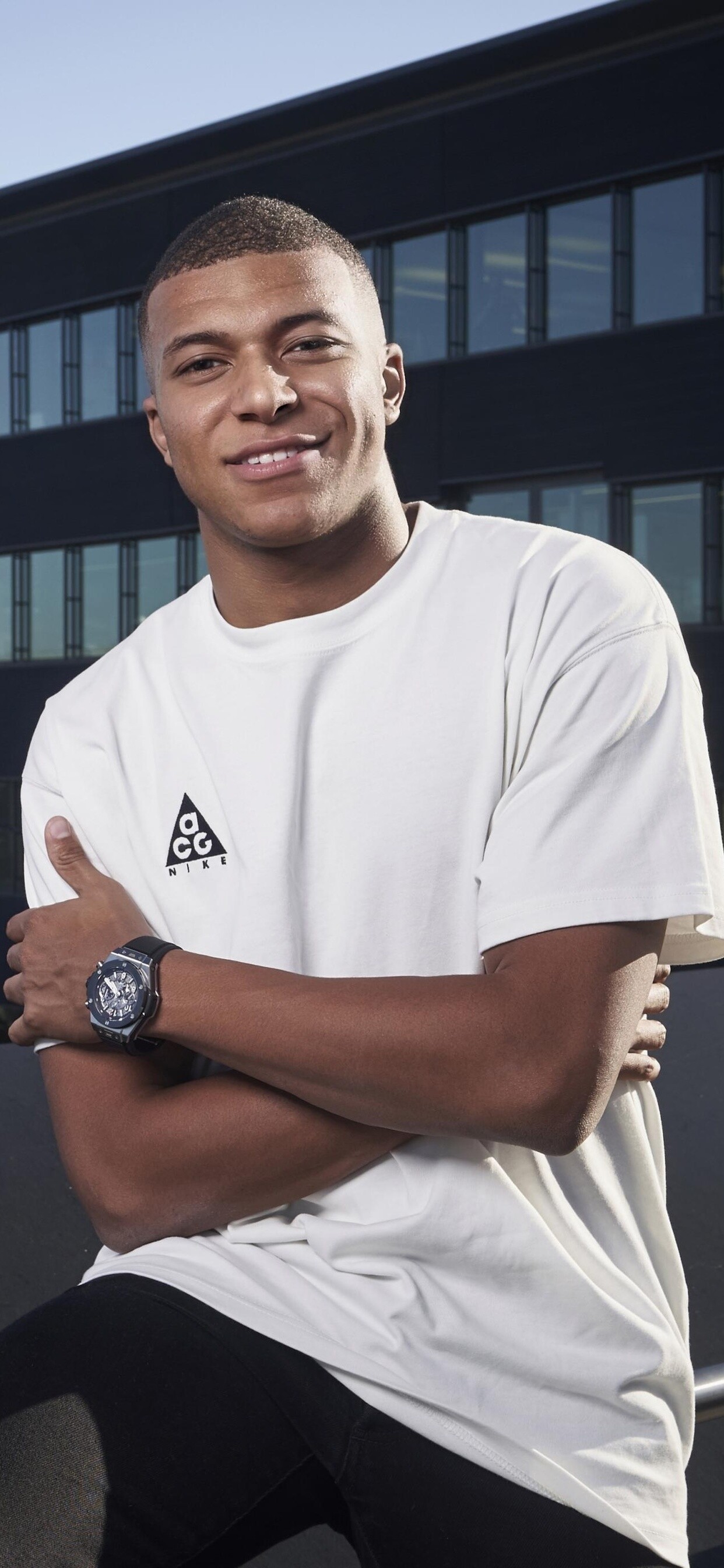 Kylian Mbappe: A World Cup-winning French forward who plays for PSG in Ligue 1. 1250x2690 HD Wallpaper.