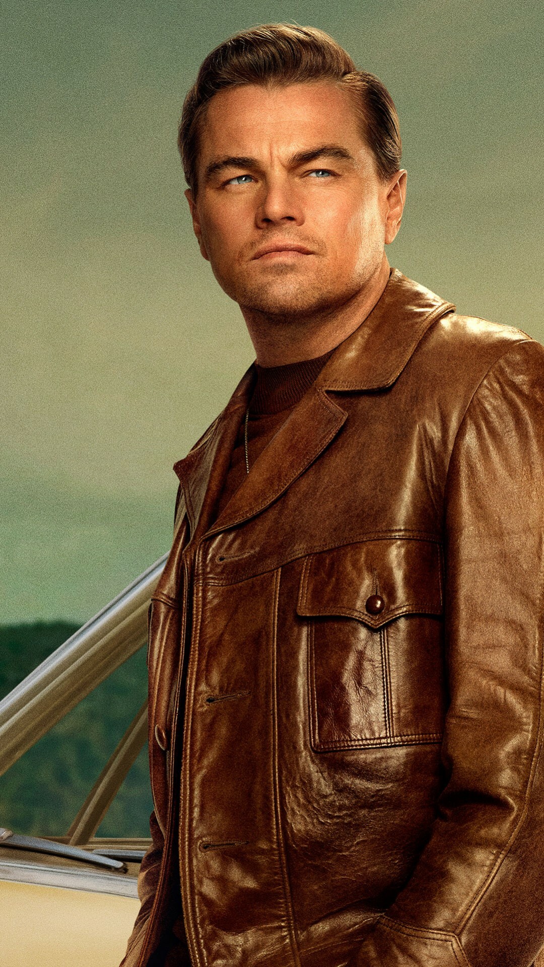 Leonardo DiCaprio, Once Upon a Time in Hollywood, Brad Pitt collaboration, Movie magic, 1080x1920 Full HD Phone