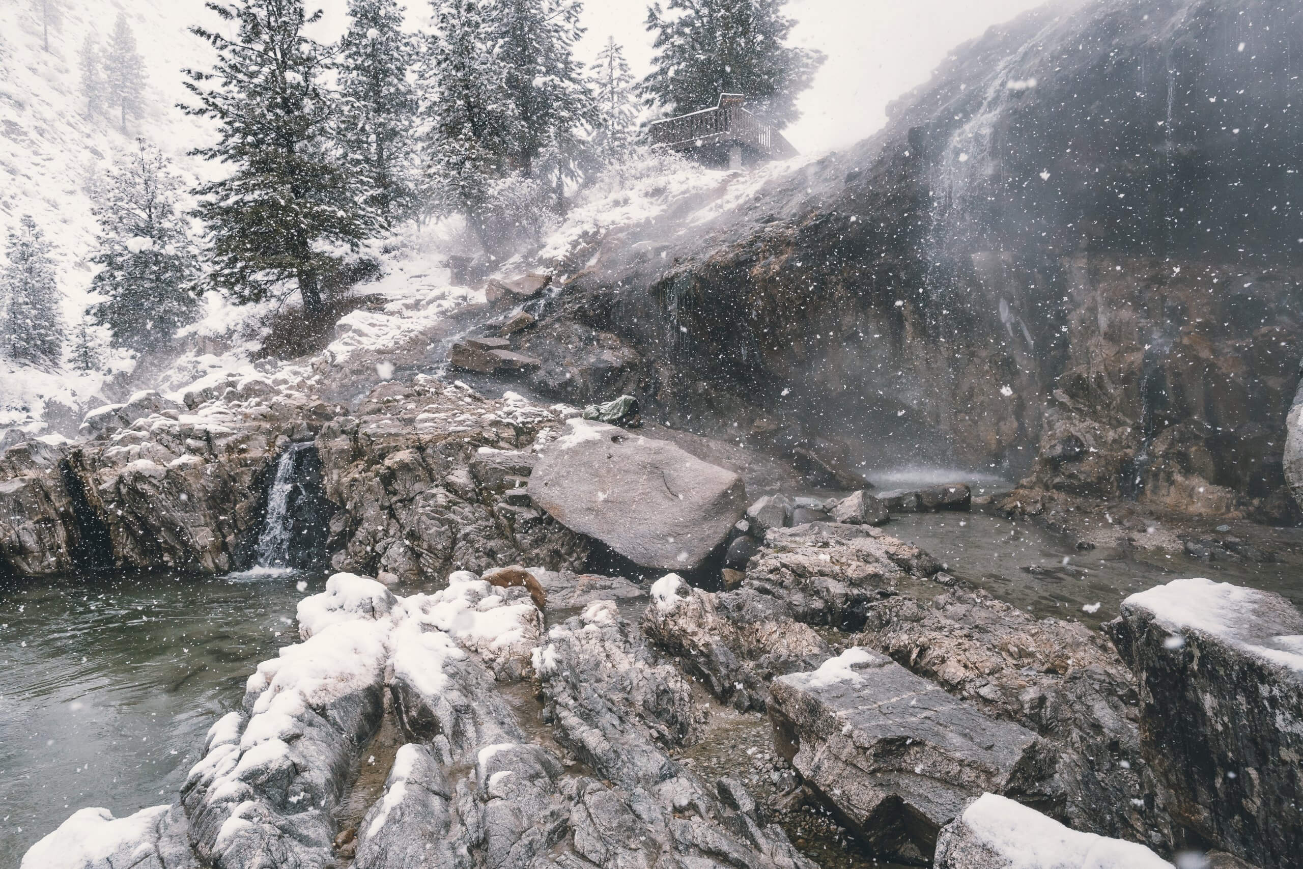 Kirkham Hot Springs, Idaho, Natural wonders, Idaho hot springs, 2560x1710 HD Desktop