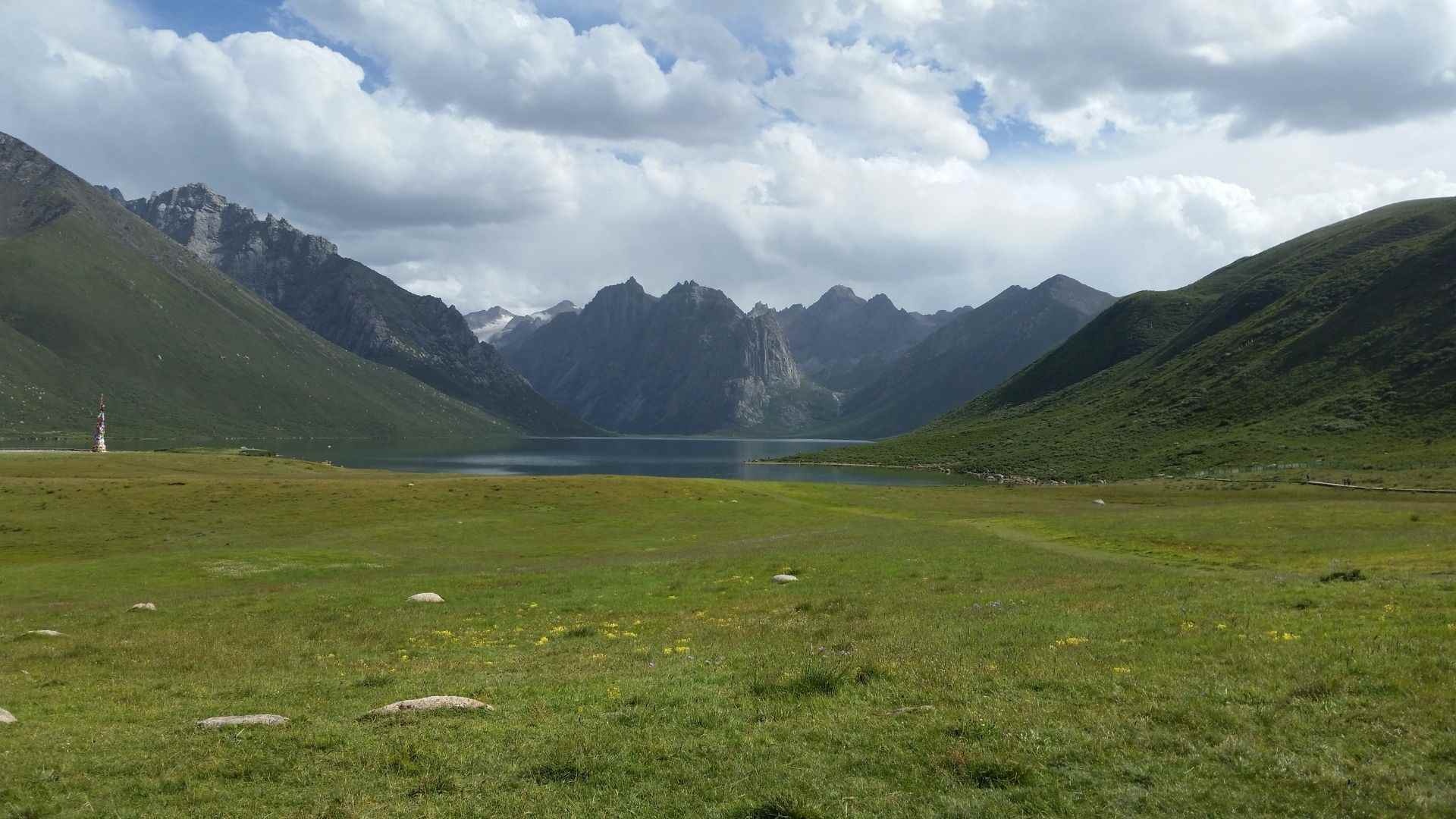 Bayan Har Mountains, Nyenbo Yurtse, Tibetan grasslands, Alpine journey, 1920x1080 Full HD Desktop