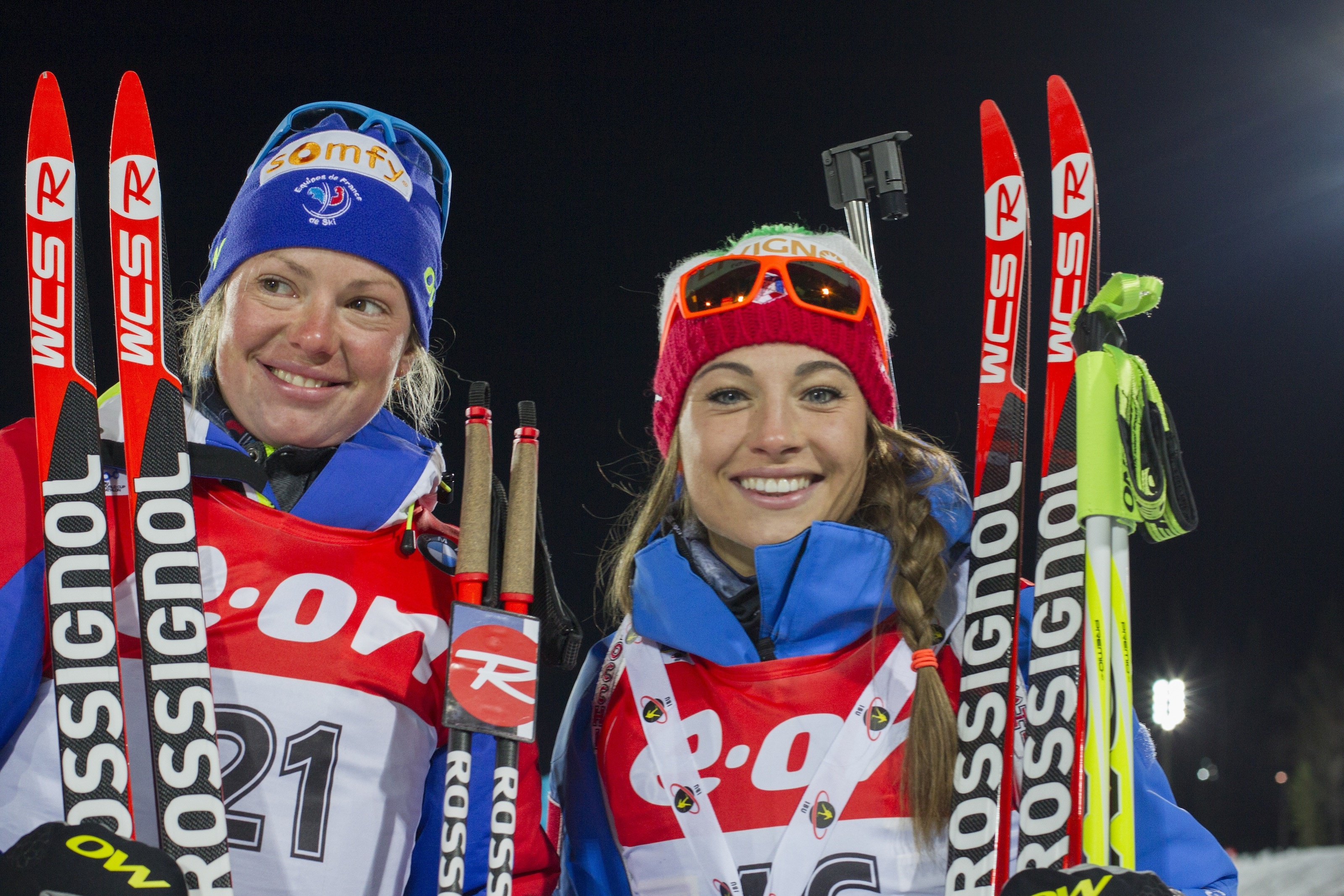 Dorothea Wierer, Dorin Habert, Impressive performance, Ski biathlon, 3200x2140 HD Desktop