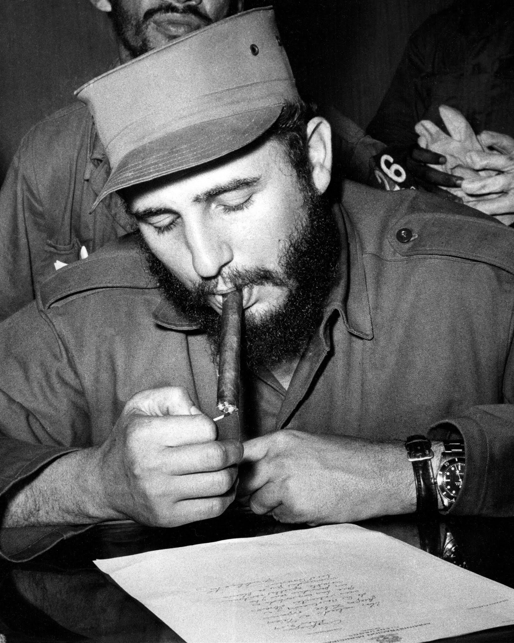 Fidel Castro: Planned the overthrow of Cuban President Fulgencio Batista. 1640x2050 HD Background.