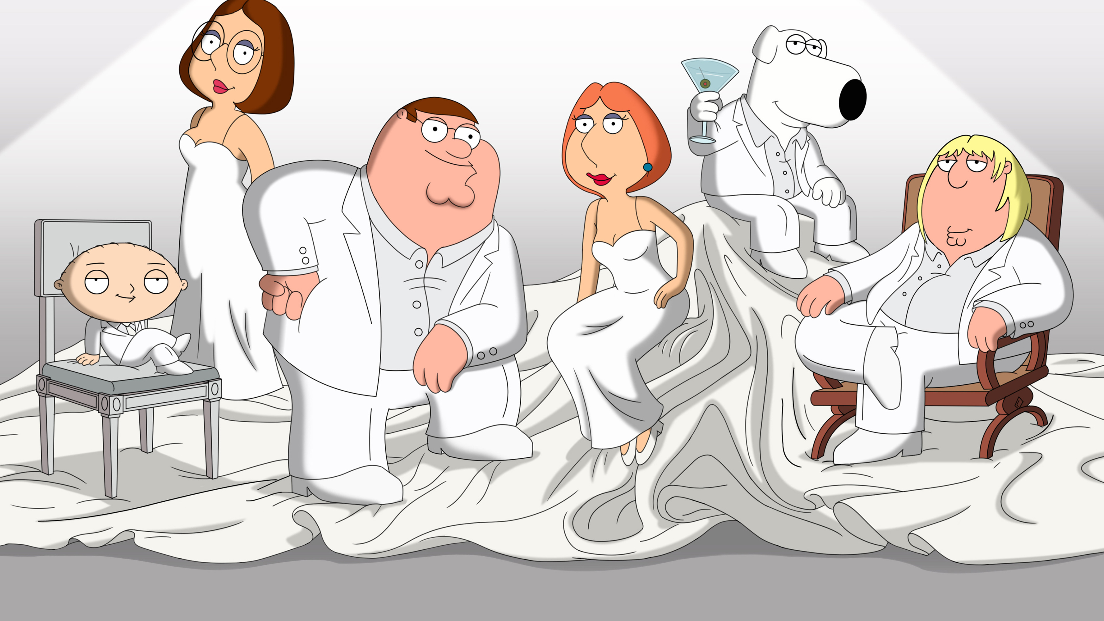 Family Guy 4K, HD wallpapers, Funny cartoon, Animated TV series, 3840x2160 4K Desktop