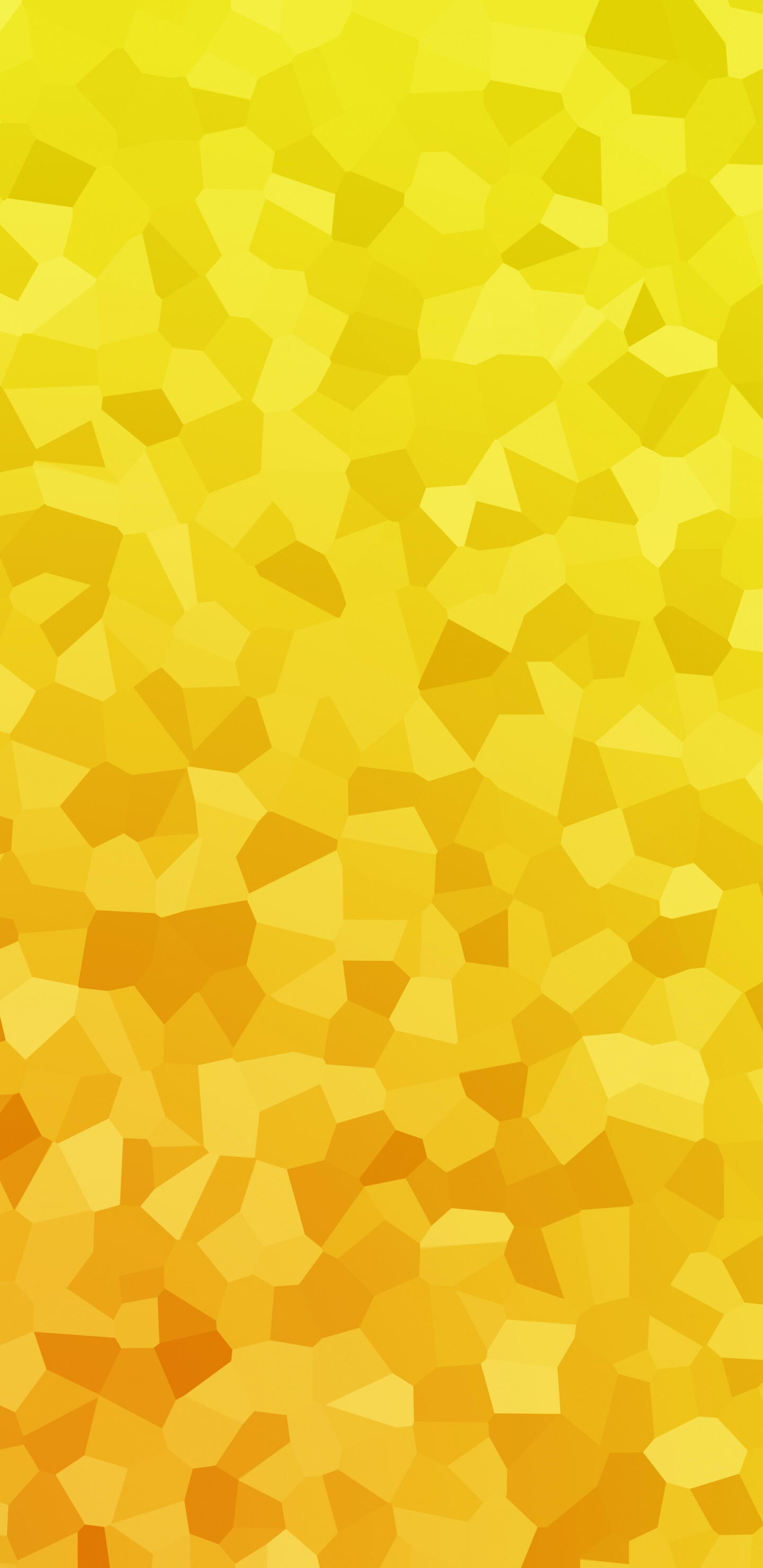 Geometry: Yellow pieces, Abstract, Low polygonal art, Mosaic. 1440x2960 HD Background.