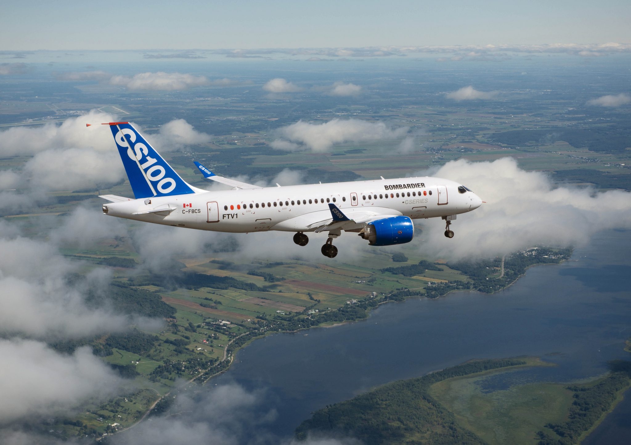 Bombardier CS100, Airbus collaboration, C Series partnership, Commercial aircraft travel, 2050x1450 HD Desktop