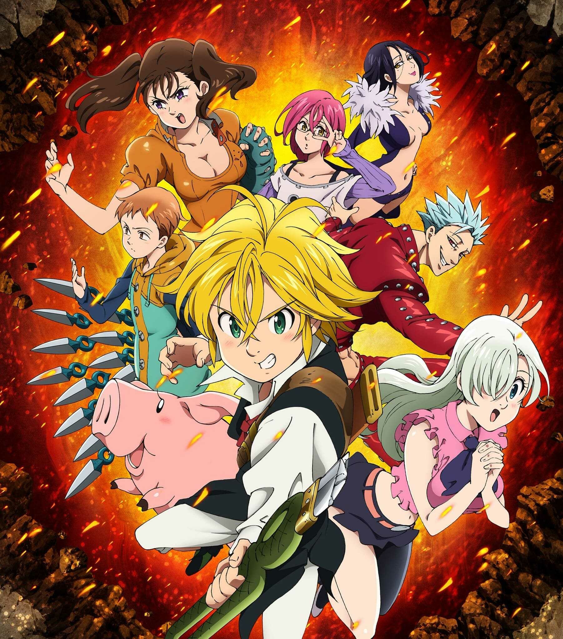 The Seven Deadly Sins: The second opening theme is "Seven Deadly Sins" performed by Man with a Mission. 1810x2050 HD Wallpaper.