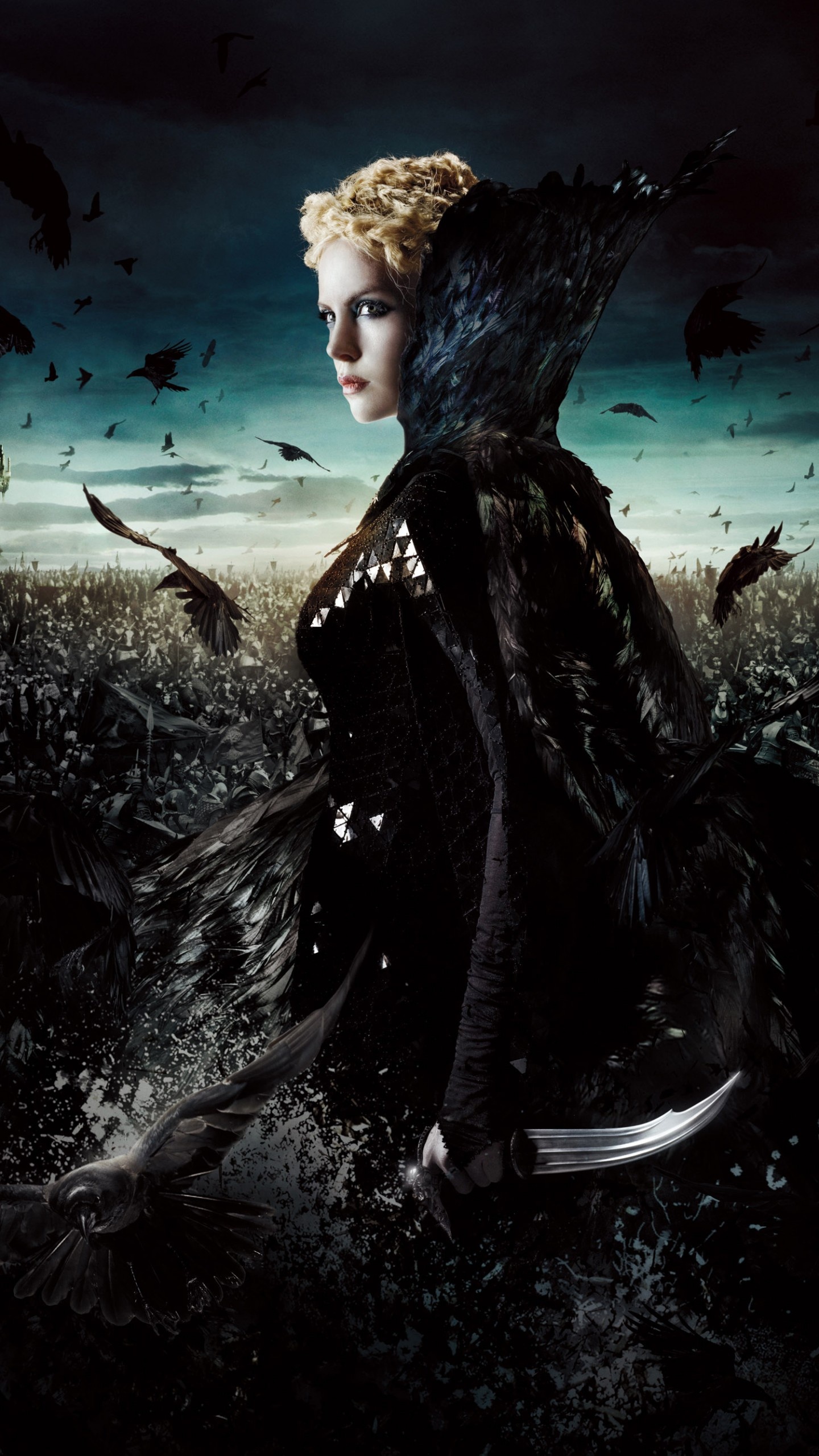 Wallpaper Charlize Theron, Celebrities, Snow White and the Huntsman, Beautiful blonde, 1440x2560 HD Phone