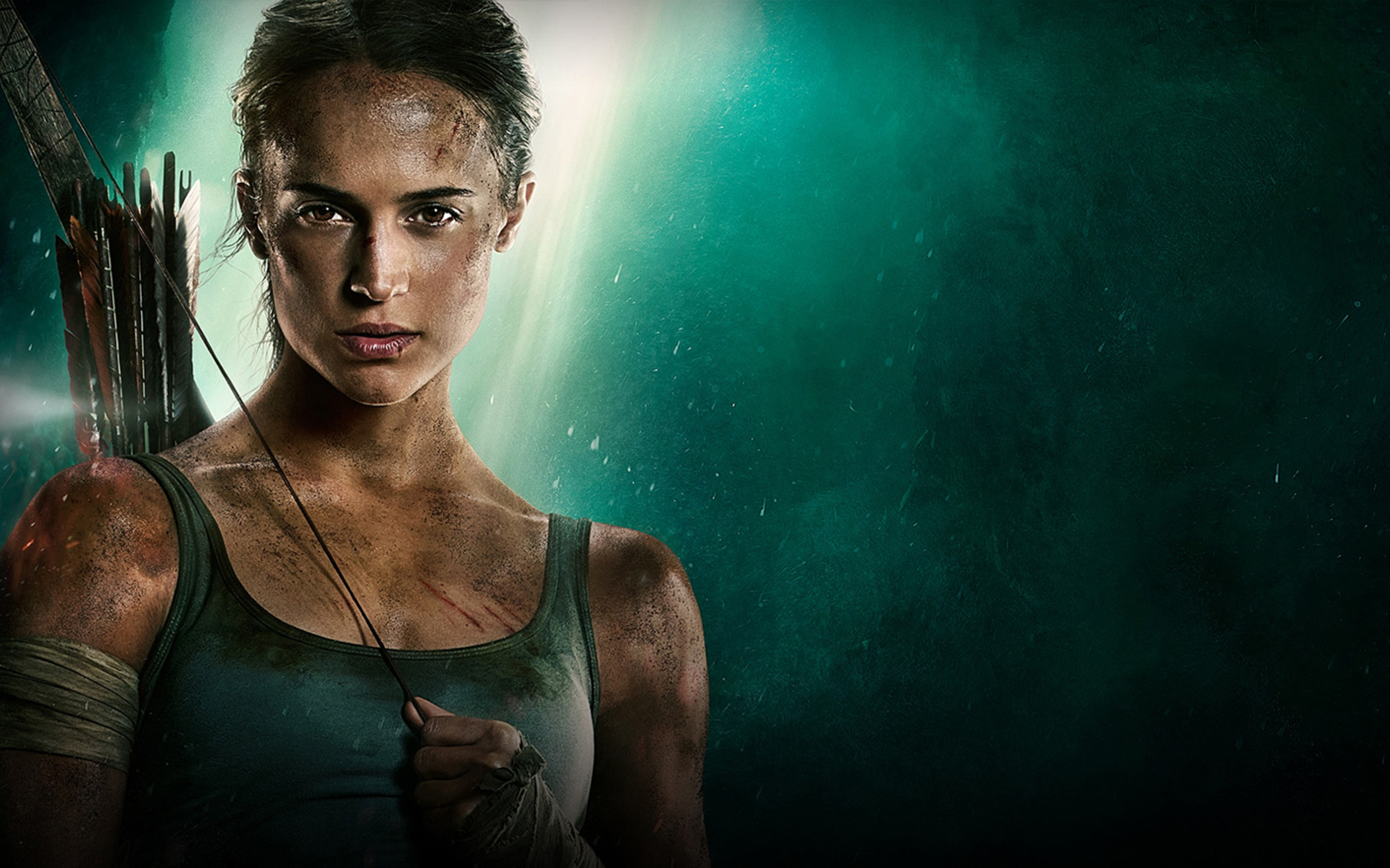 Lara Croft (Movie): Tomb Raider, 2018, Poster, Alicia Vikander. 2880x1800 HD Wallpaper.