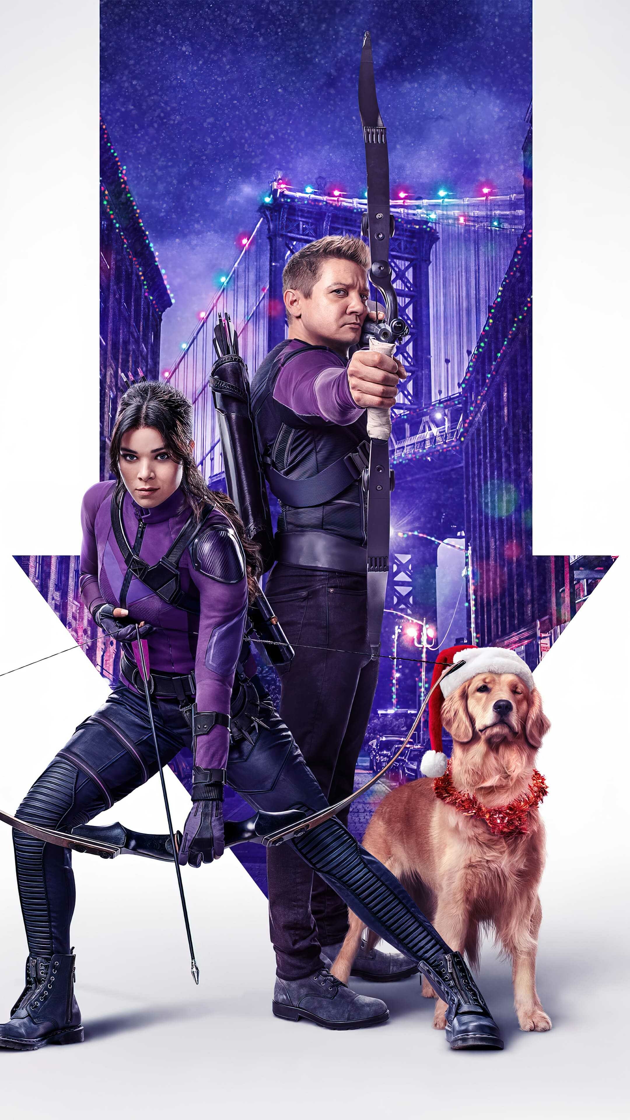 Hawkeye: Clint Barton, a fictional character appearing in American comic books published by Marvel Comics. 2160x3840 4K Wallpaper.