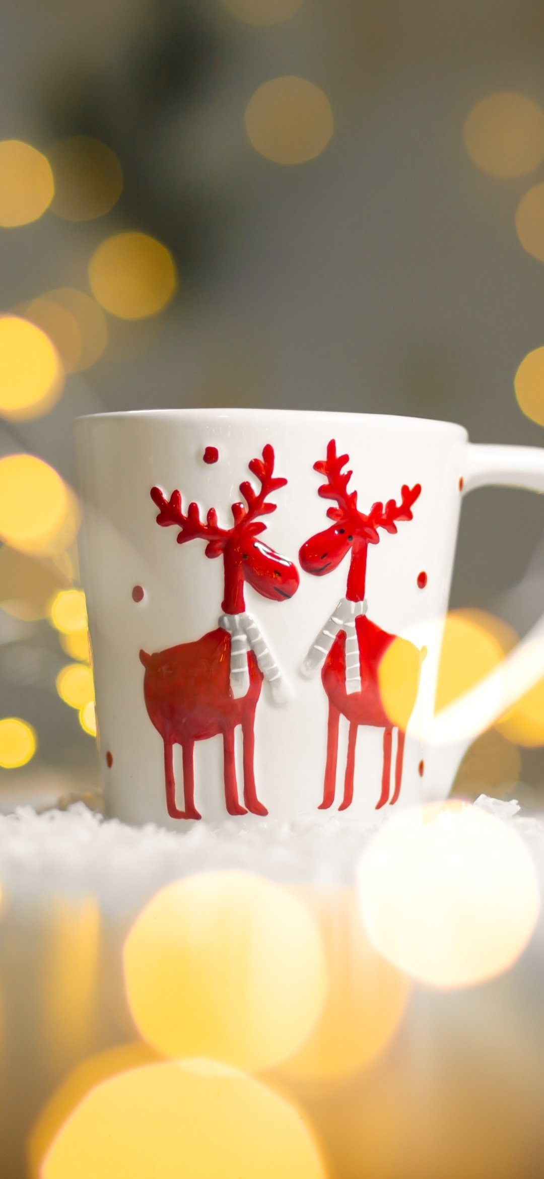 Holiday mug, Christmas spirit, Festive drinks, Seasonal cheer, 1080x2340 HD Phone