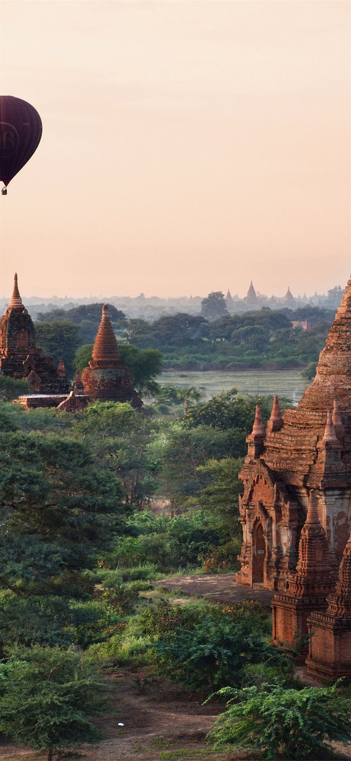 Bagan 100mostbeautifulplacestovisit, Mandalay travel, Myanmar photography, iPhone wallpapers, 1130x2440 HD Phone
