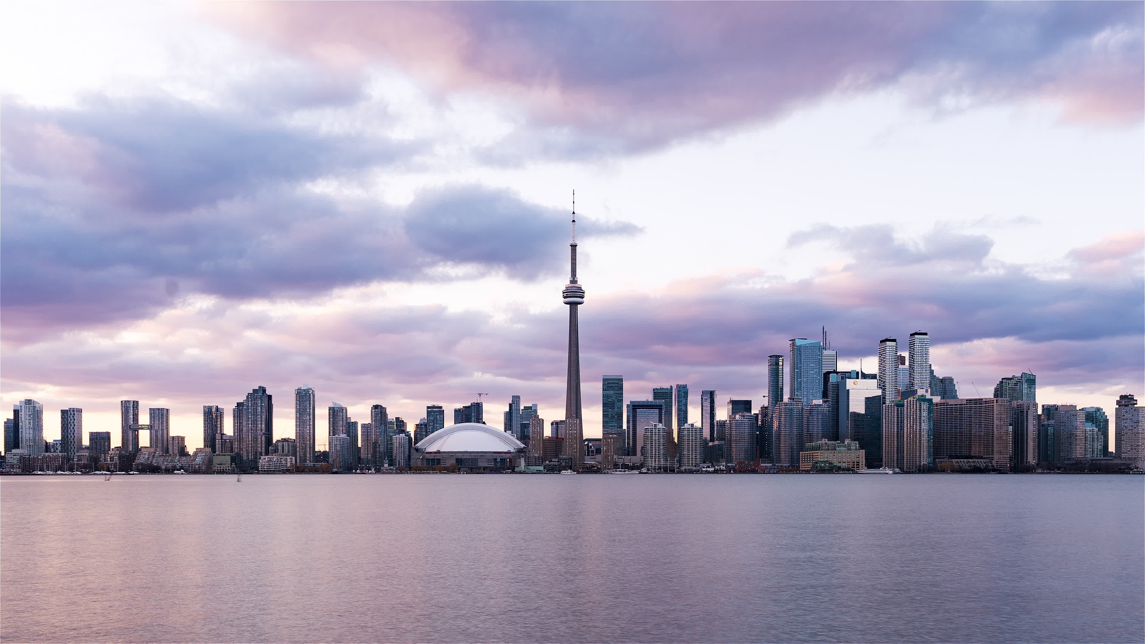 Toronto Skyline, Timelapse Sequence, 3840x2160 4K Desktop