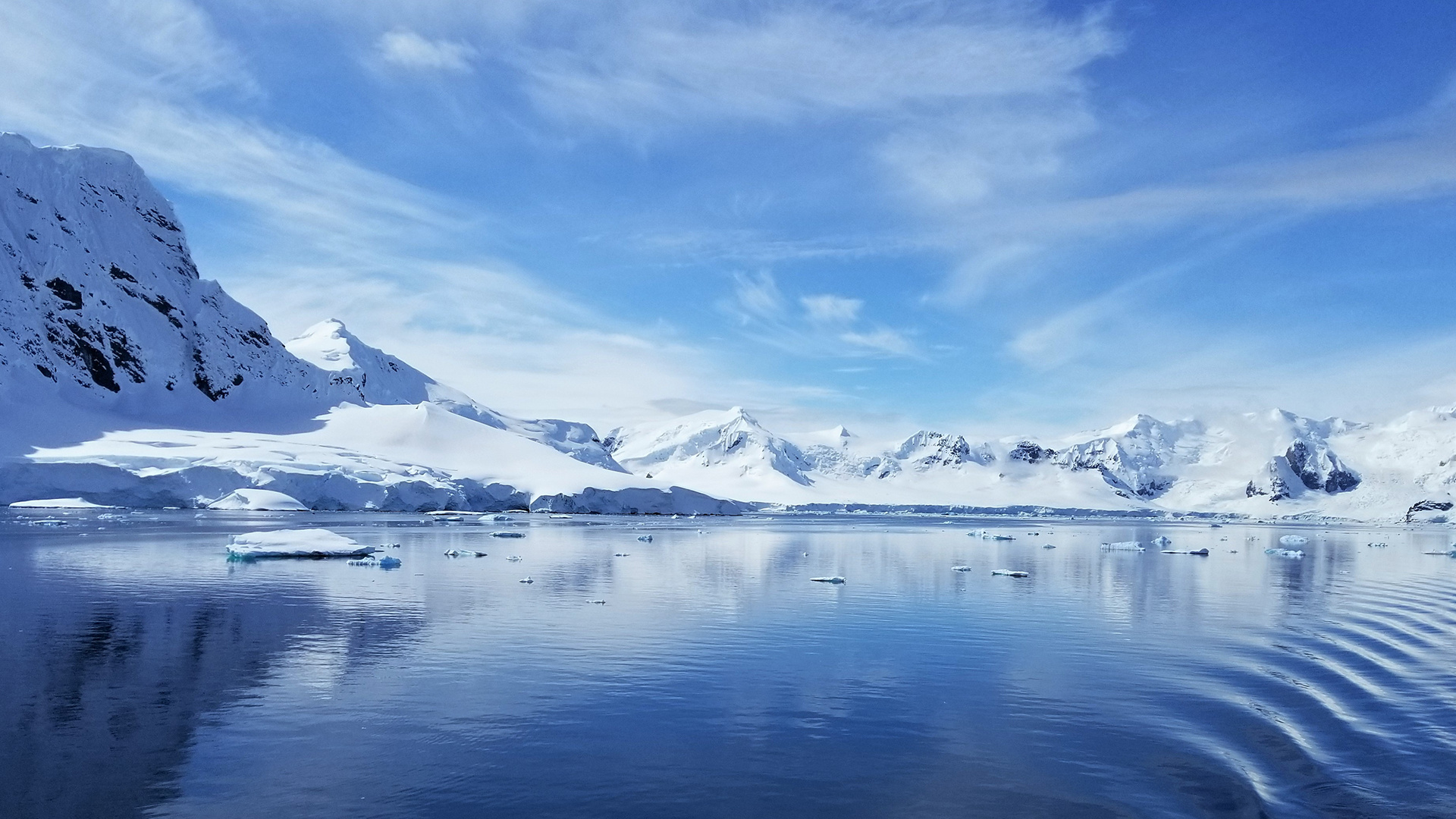Antarctica sustainability, One planet network, 1920x1080 Full HD Desktop