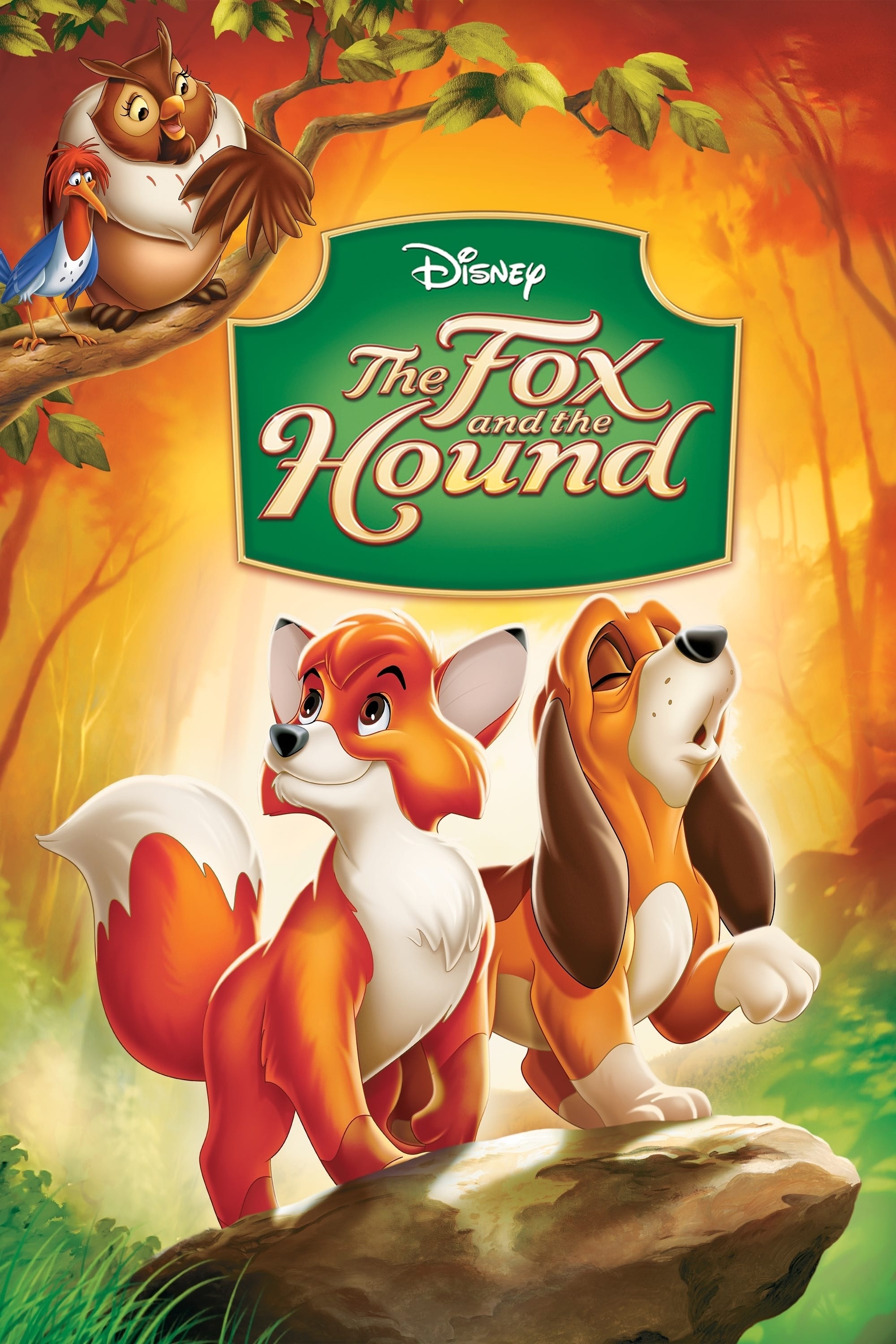 The Fox and the Hound, Vintage posters, Classic film, The Movie Database, 2000x3000 HD Phone