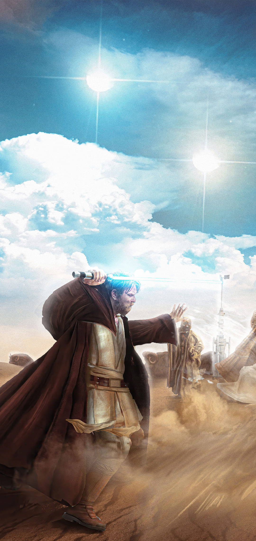 Obi Wan, Star Wars, Kenobi, HD Wallpapers, 1080x2280 HD Handy