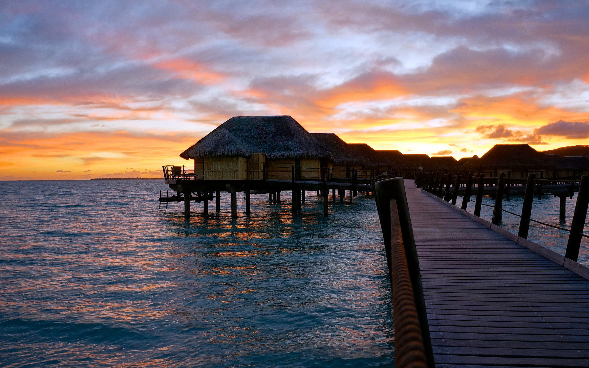 French Polynesia, Scenic beauty, Tropical paradise, Stunning backdrop, 1920x1200 HD Desktop