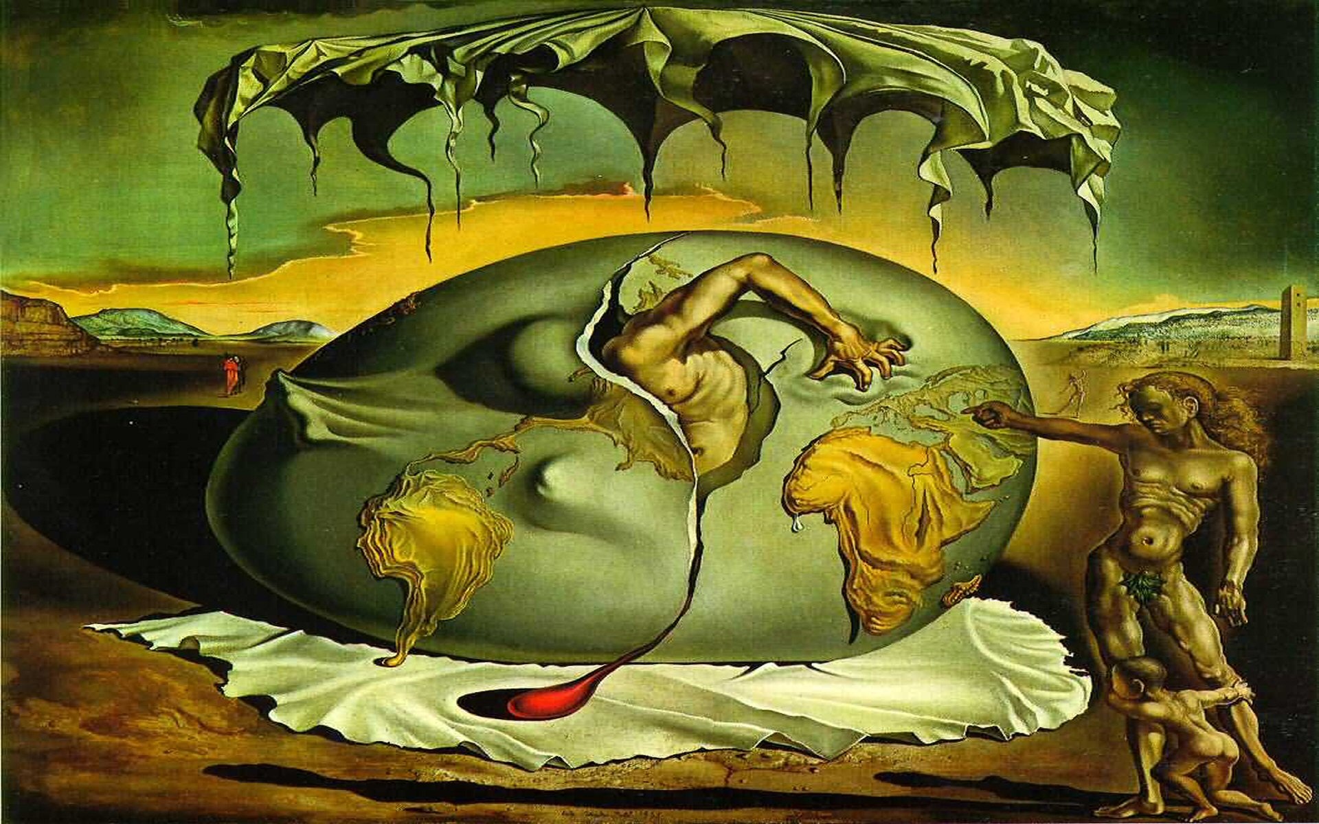 Salvador Dali, Celebs, Famous surrealist, Artistic masterpieces, 1920x1200 HD Desktop