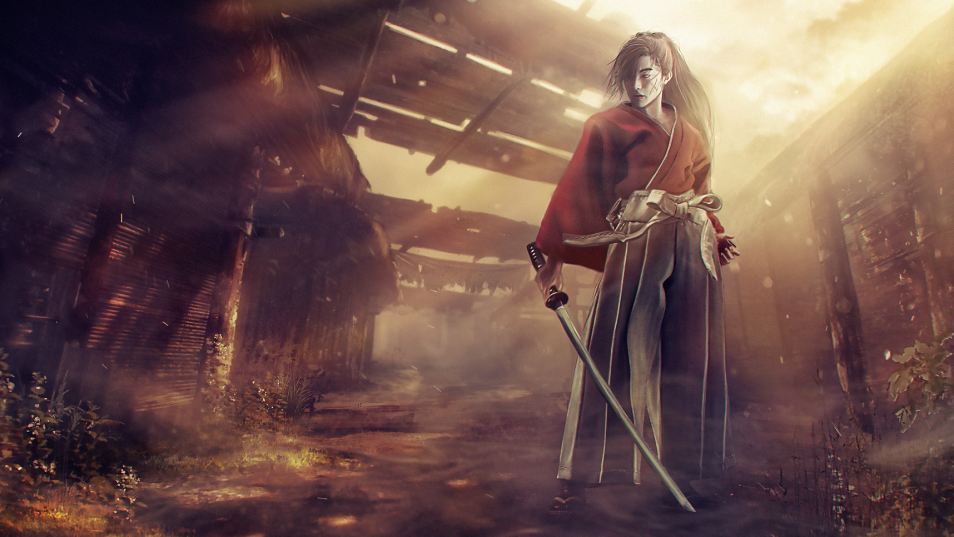 Kenshin, Rurouni Kenshin The Final, Striking backgrounds, 1920x1080 Full HD Desktop
