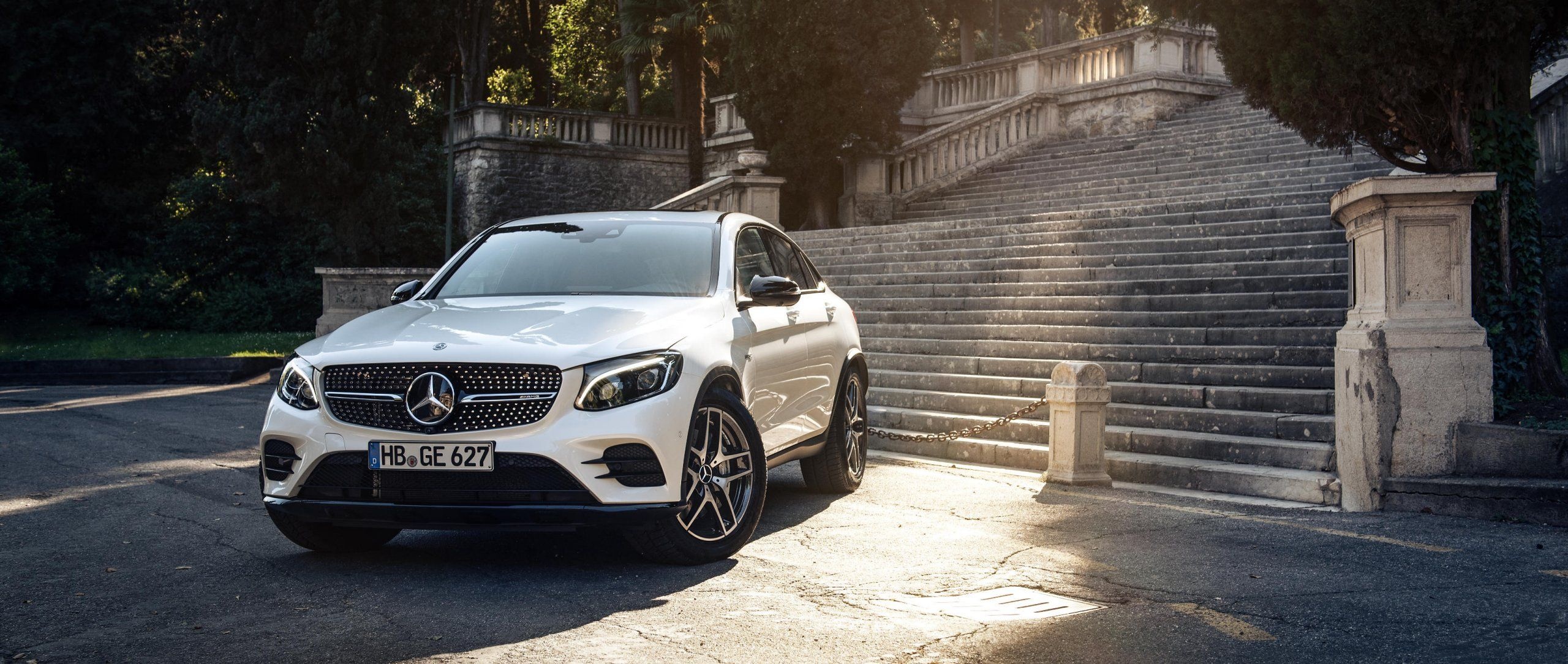 Mercedes-Benz GLC, Auto elegance, Captivating design, Luxury vehicle, 2560x1090 Dual Screen Desktop