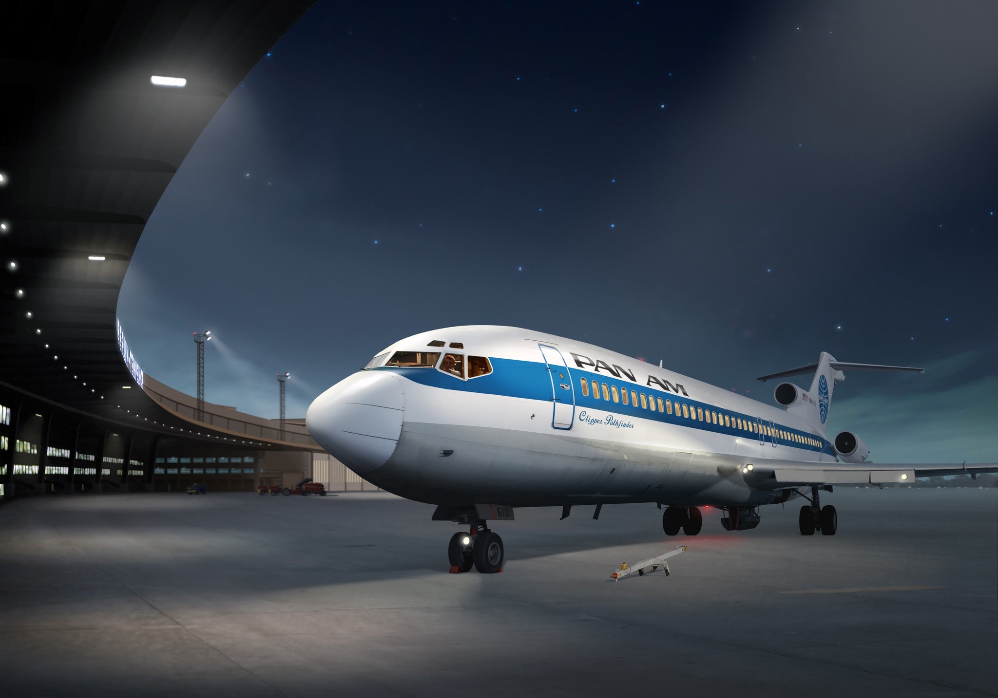 Boeing 727, Pan Am, Berlin Tempelhof, Cole's Aircraft, 2050x1440 HD Desktop