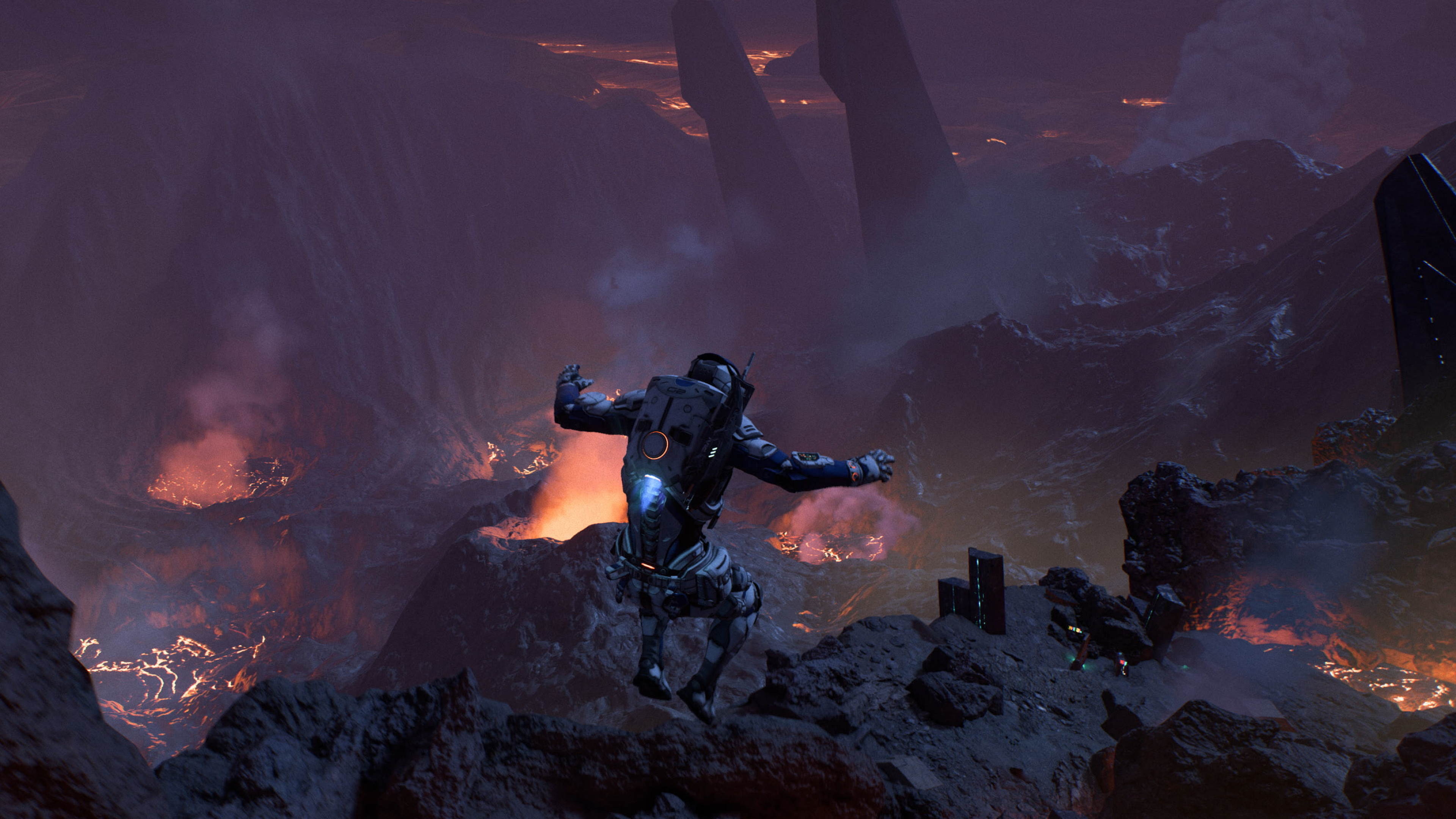 Mass Effect: Andromeda, Game screenshots, At riot pixels images, 3840x2160 4K Desktop