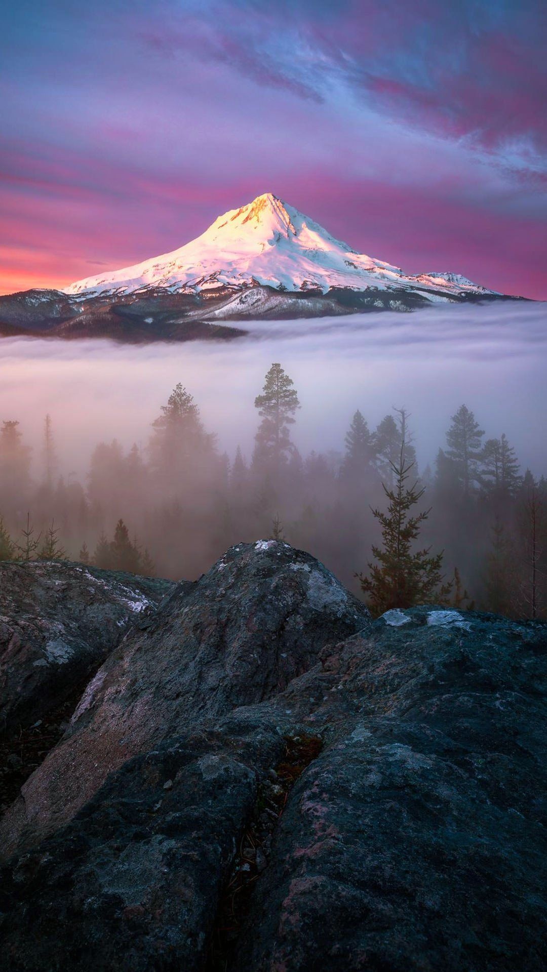 Mount Hood, Oregon, Travels, Mount Hood wallpapers, 1080x1920 Full HD Phone