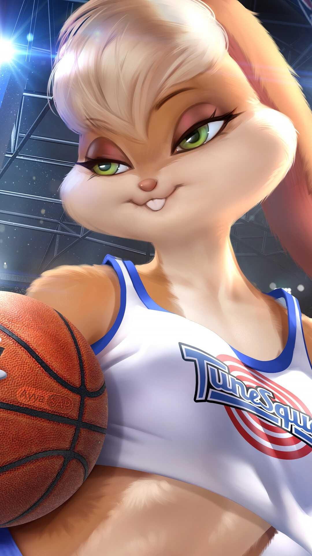 Space Jam: A New Legacy, Lola Bunny, Cute and colorful, Iconic character, 1080x1920 Full HD Phone