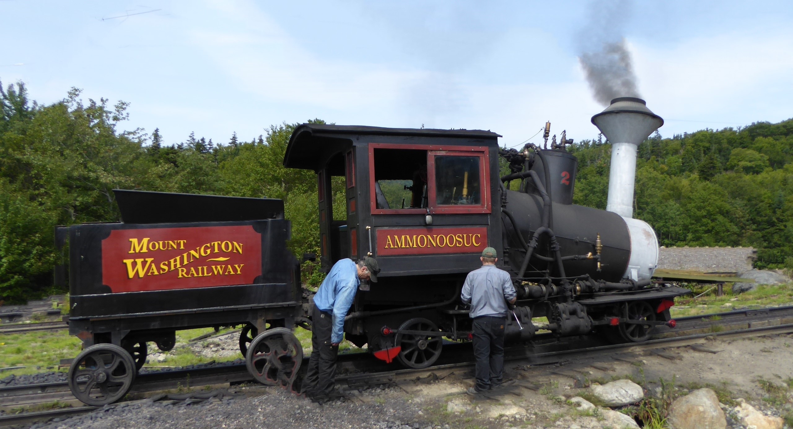 Mount Washington Cog Railway, American adventure, Scenic journey, Cogwheel train, 2560x1390 HD Desktop