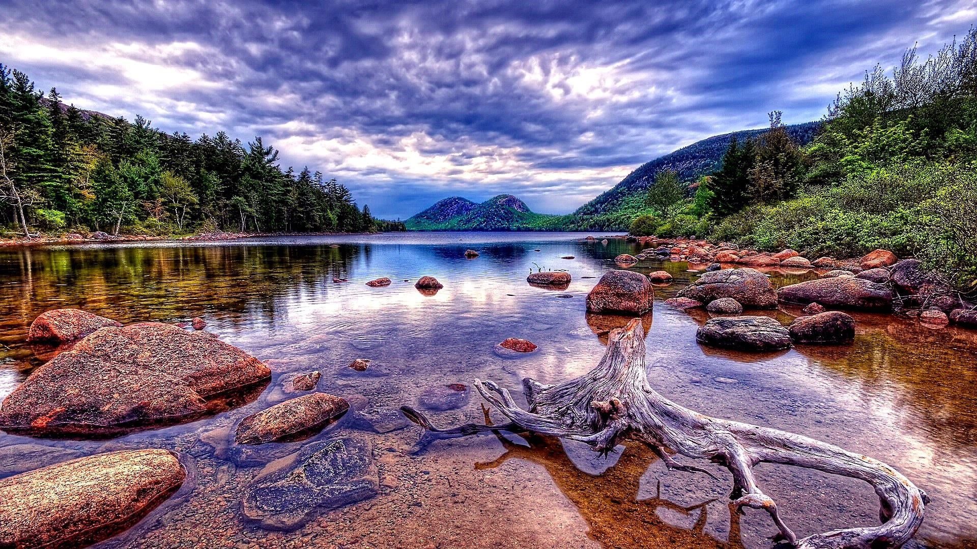 Acadia National Park, Coastal magic, Tranquil landscapes, Nature's masterpiece, 1920x1080 Full HD Desktop