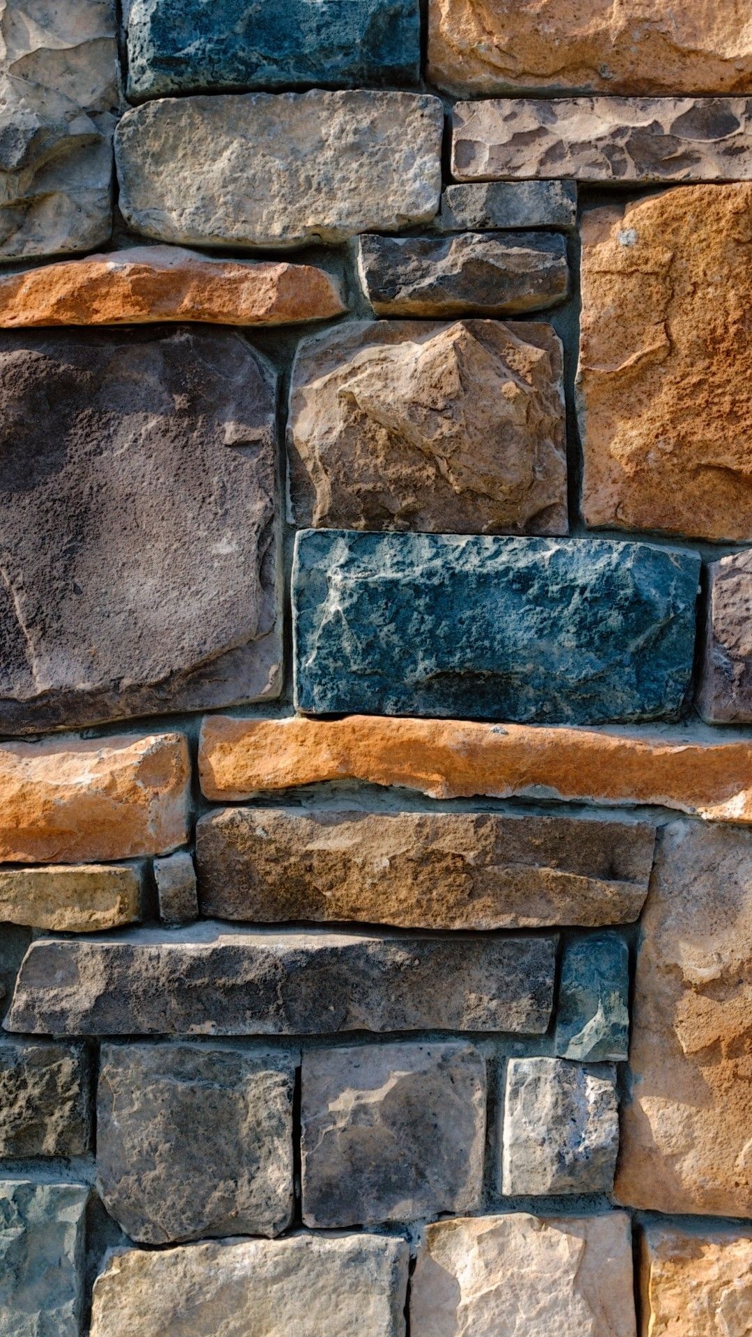Stone Wall, Samsung wallpapers, Stone cladding, 1080x1920 Full HD Phone