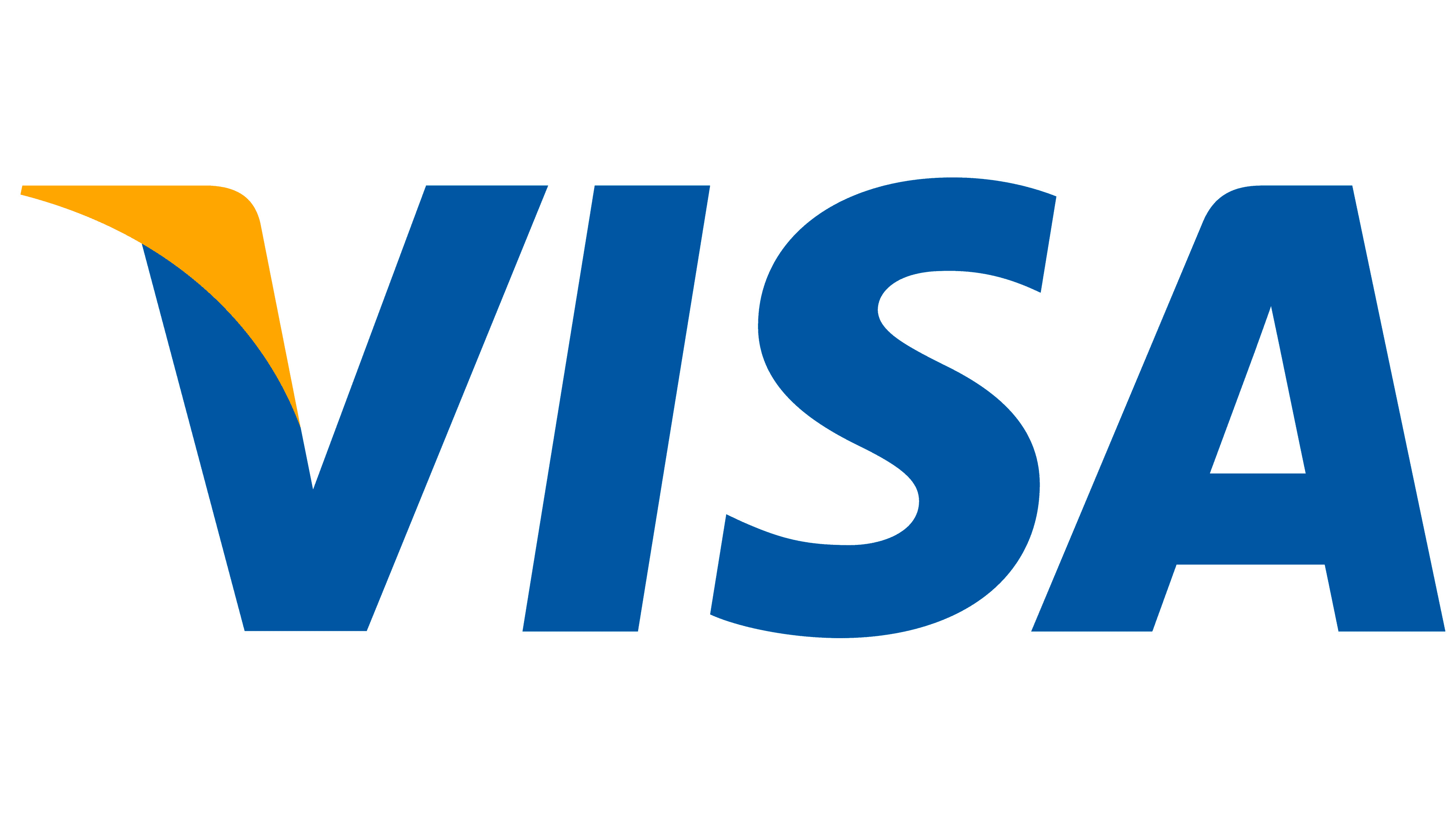 Visa (Card): The company provides financial institutions payment products. 3840x2160 4K Background.