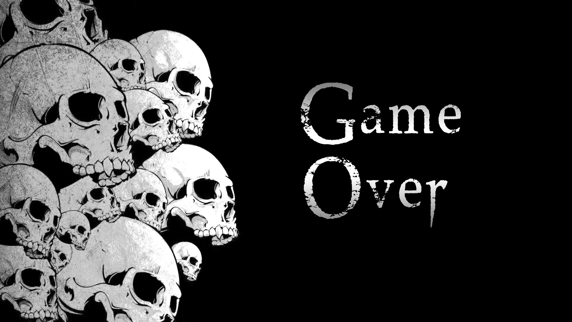 Game Over, Varied choices, Wide selection, Diverse, 1920x1080 Full HD Desktop