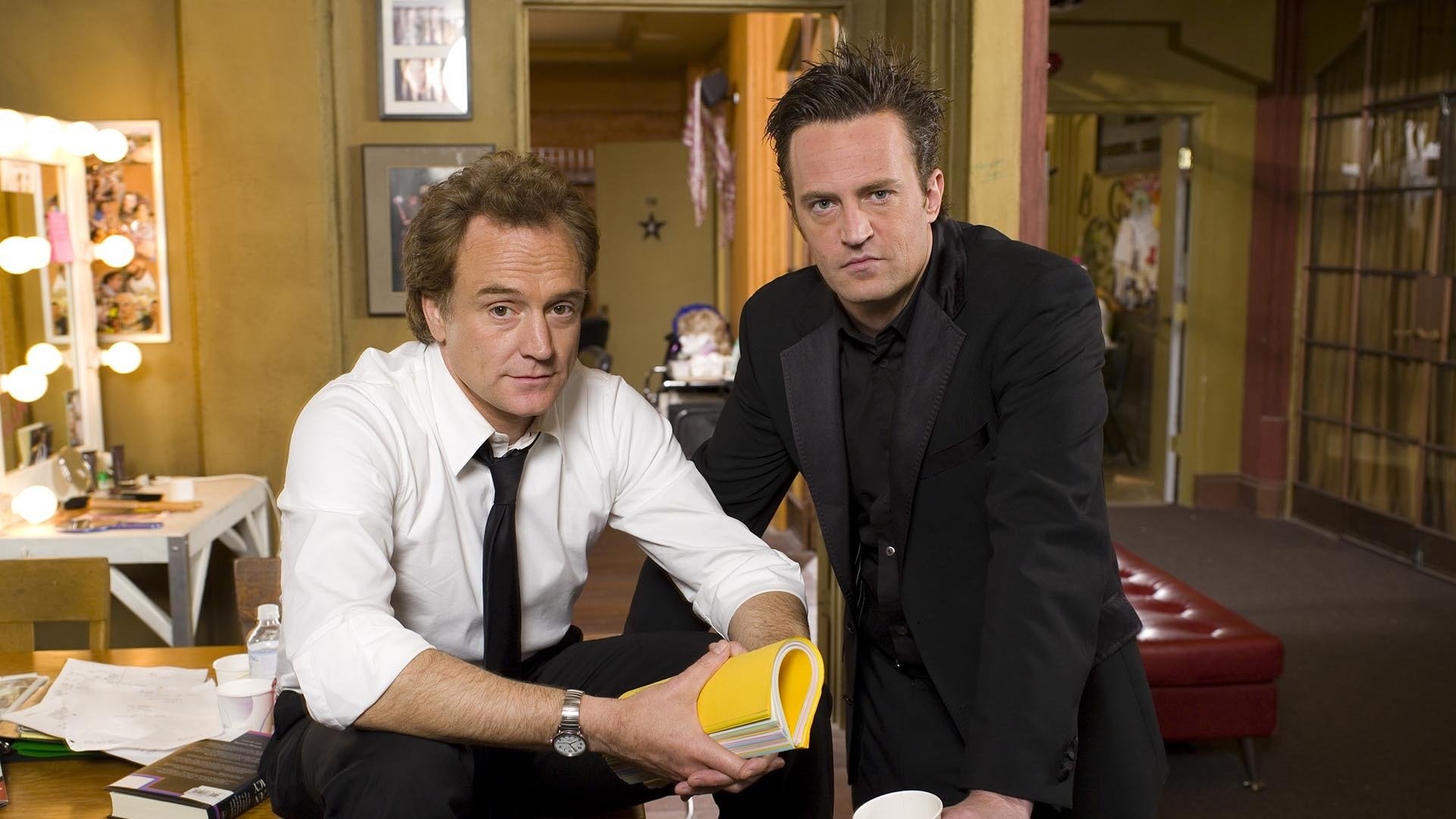 Studio 60 on the Sunset Strip: A 2006 NBC ensemble show about life behind the scenes, A fictional failing sketch comedy show, Matthew Perry. 1920x1080 Full HD Wallpaper.