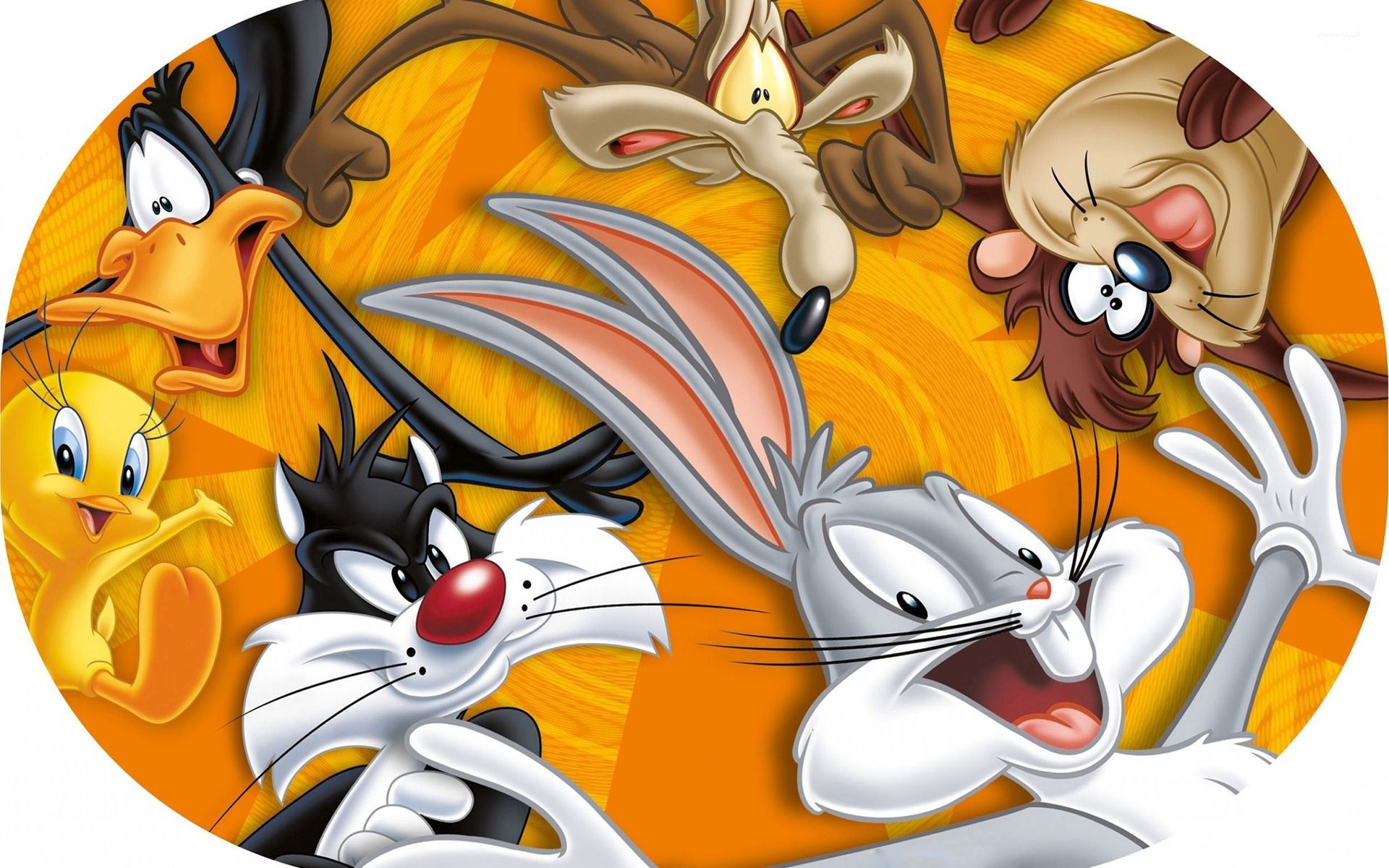 Sylvester the Cat, Baby Looney Tunes wallpapers, Adorable duo, Playful design, 1920x1200 HD Desktop