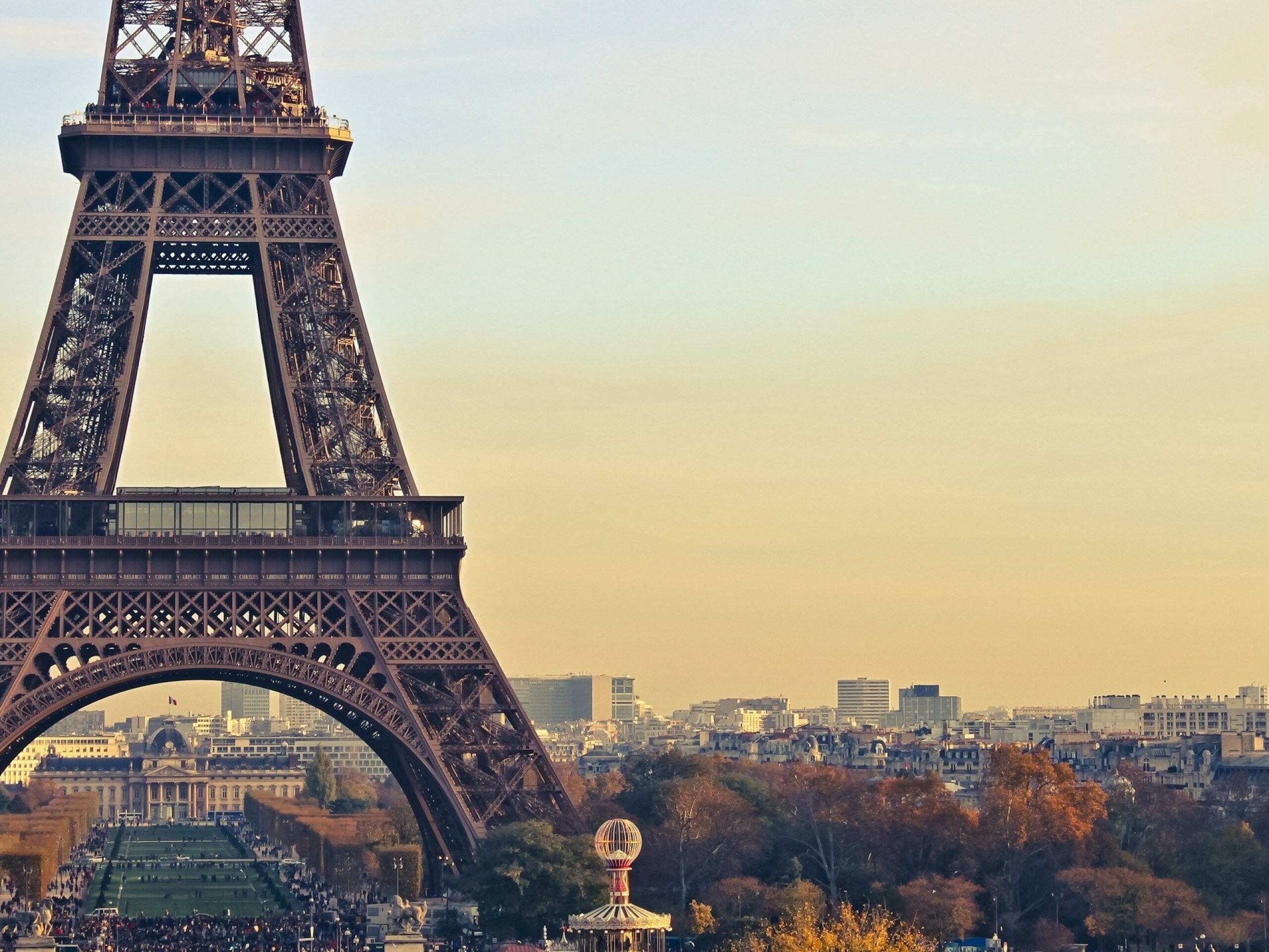 Eiffel Tower: A part of national heritage, Paris, Iconic structure. 2560x1920 HD Background.