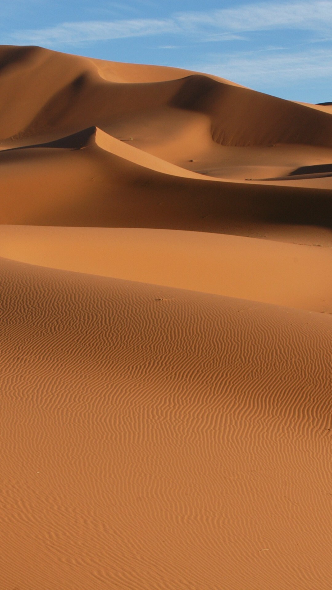 Desert: Deserts are hot, dry places made up mostly of sand, rock, and mountains. 1080x1920 Full HD Wallpaper.