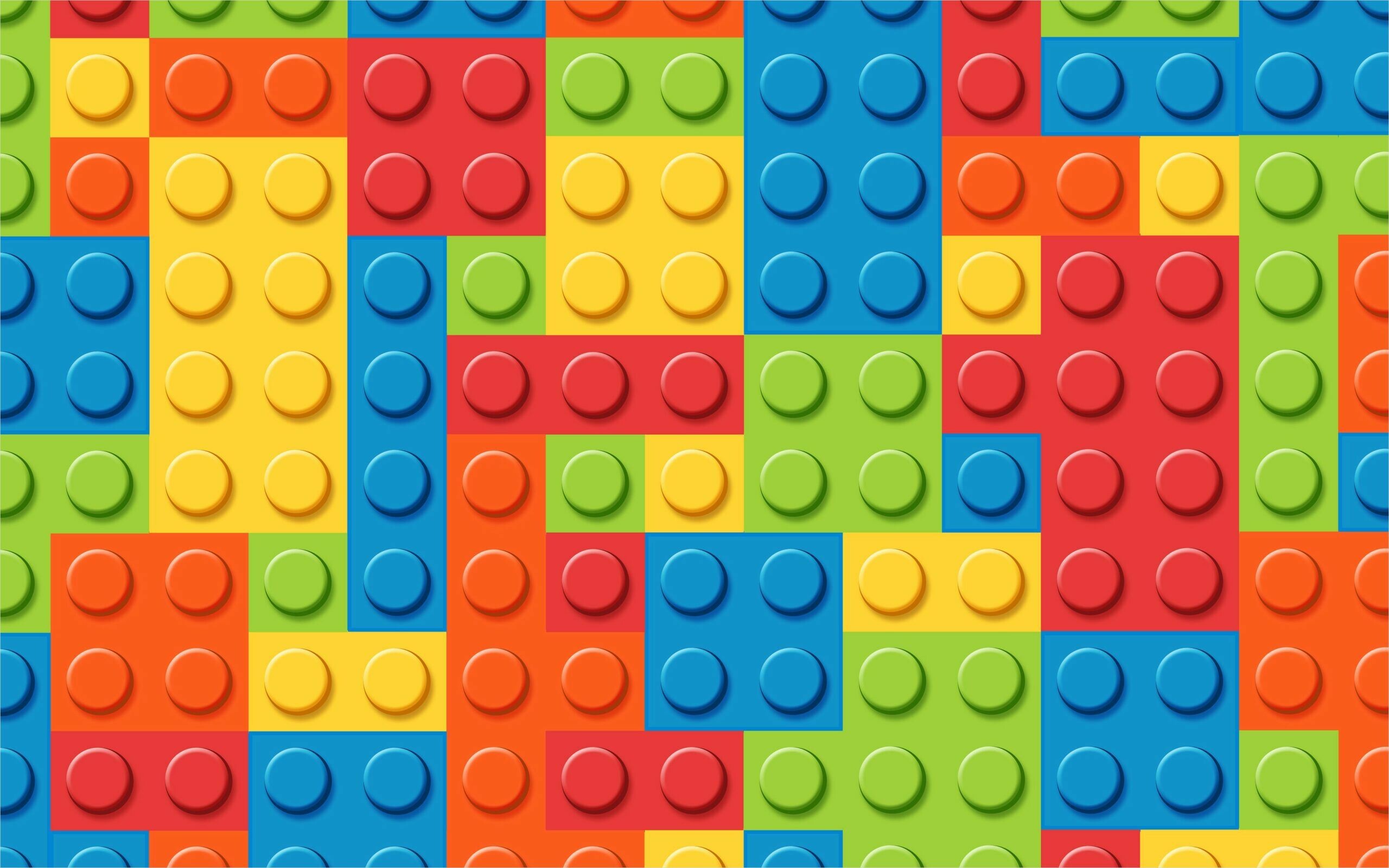 Lego: Used to create models of anything, from animals to robots and buildings. 2560x1600 HD Wallpaper.
