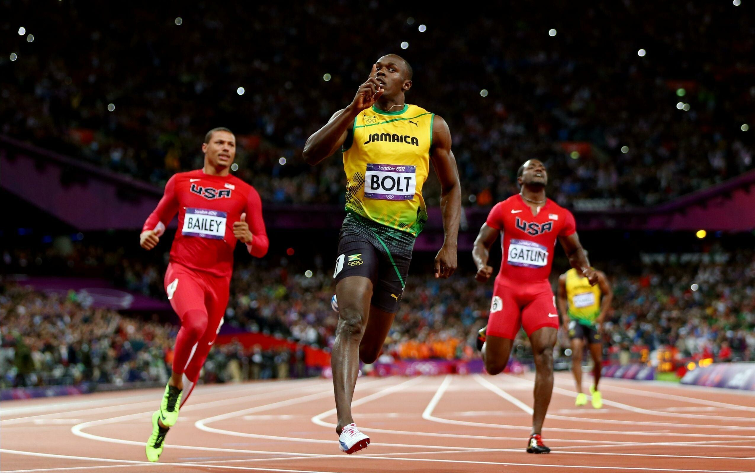 Usain Bolt: The most successful male athlete of the World Athletics Championships. 2550x1600 HD Wallpaper.