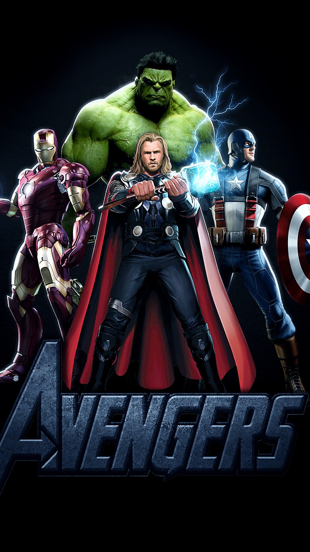 Avengers: The film was written and directed by Josh Whedon and features an ensemble cast that includes Robert Downey Jr, Chris Hemsworth, Mark Ruffalo, Chris Evans, and many others. 1080x1920 Full HD Wallpaper.