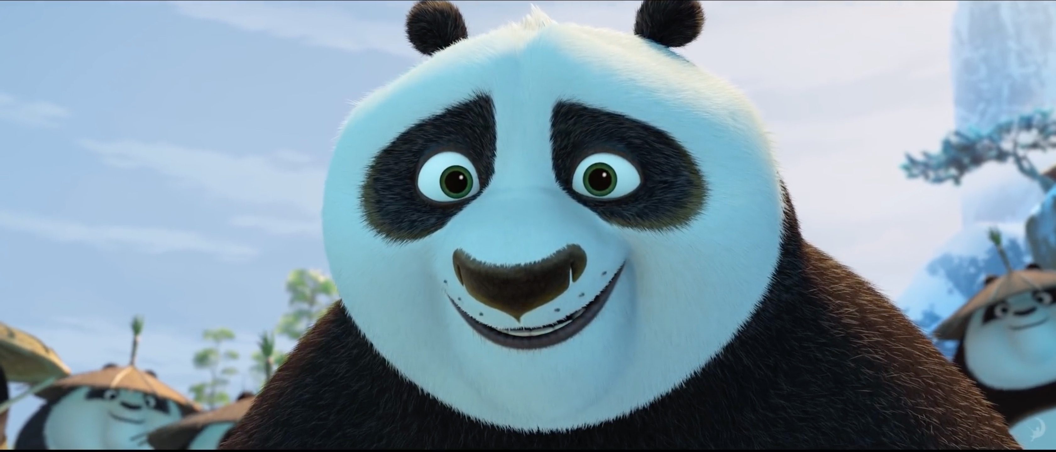 Kung Fu Panda 3 animation, Secret panda village, Entertaining adventure, Martial arts, 3360x1440 Dual Screen Desktop