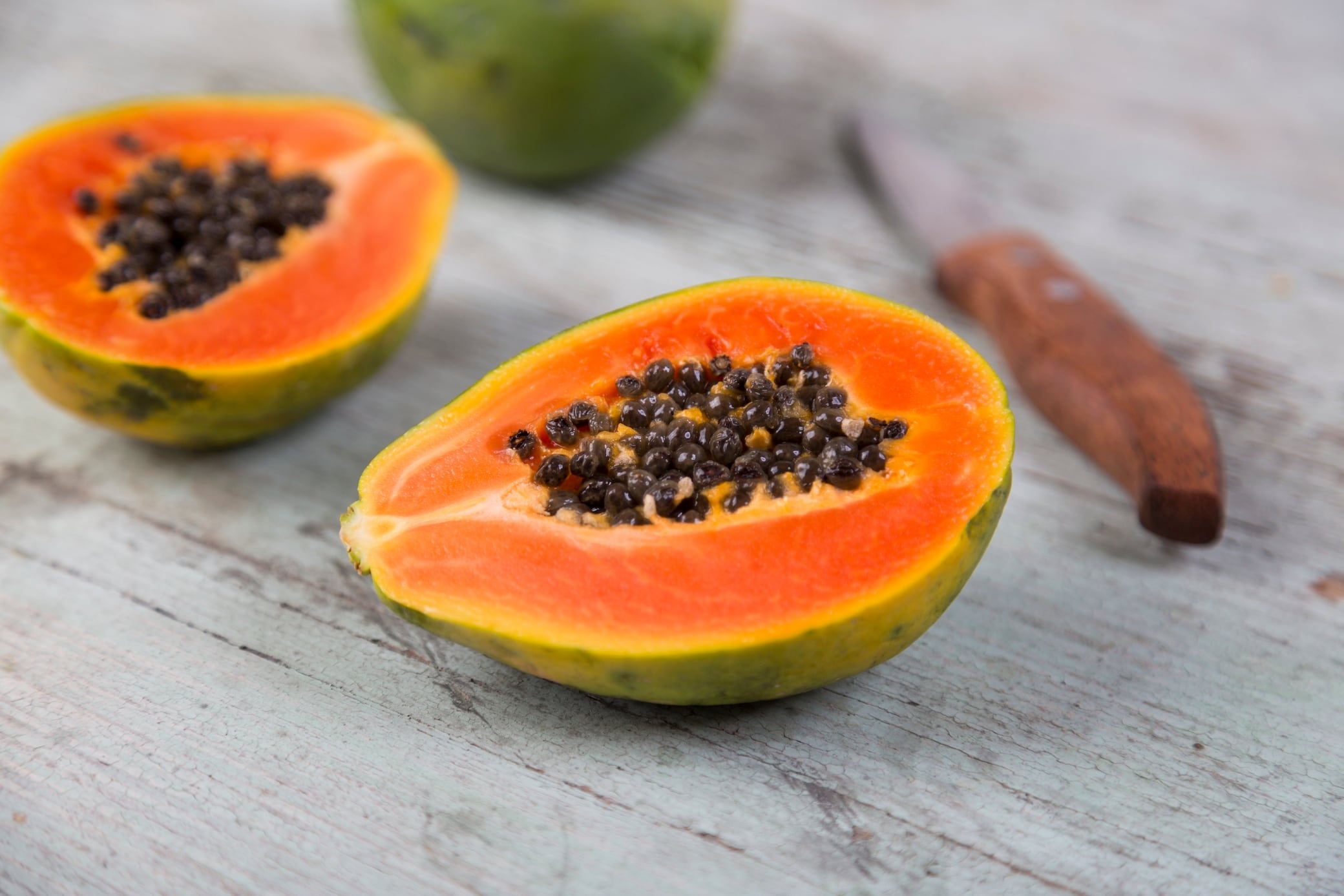 Papaya: A popular breakfast fruit in many countries. 2080x1390 HD Background.