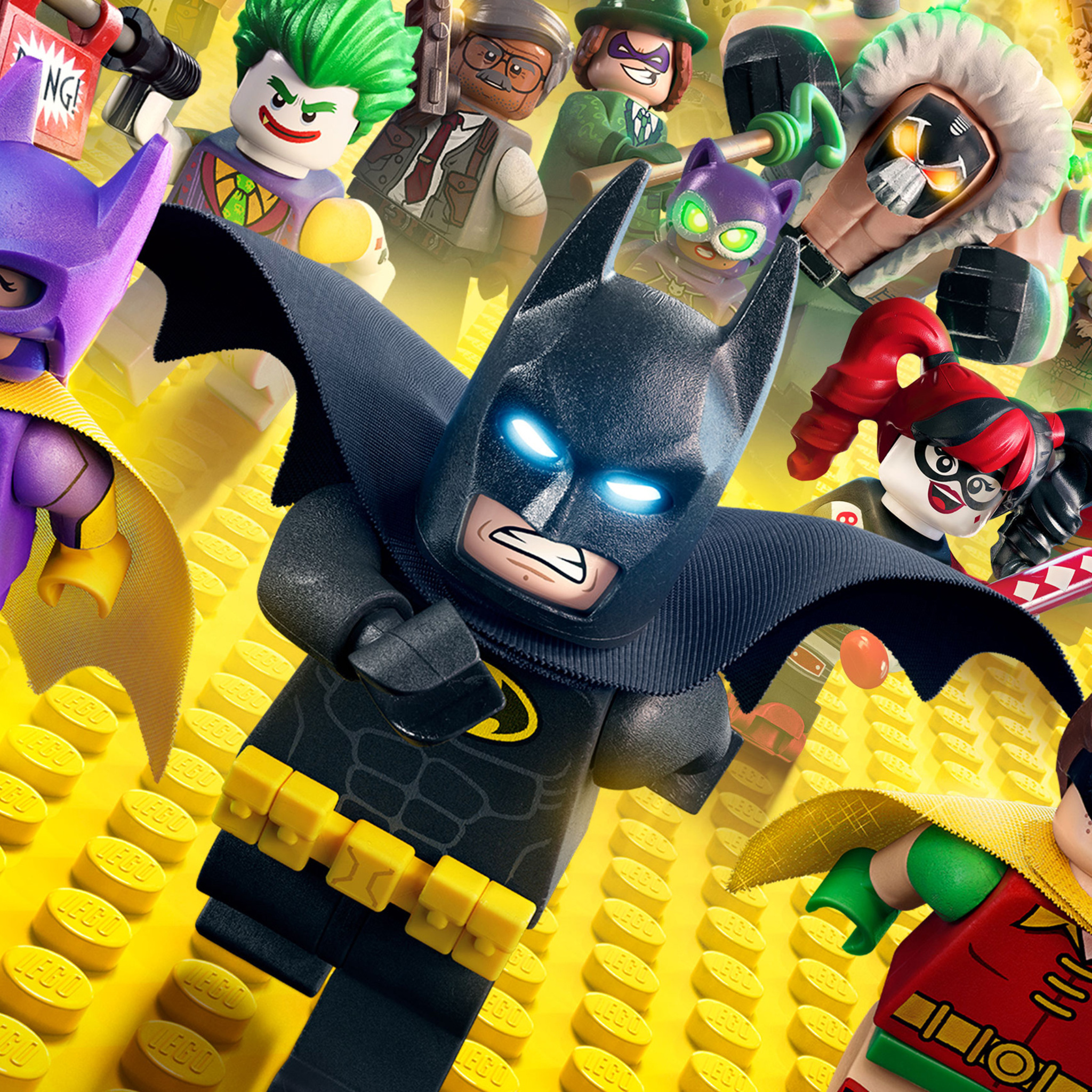 Lego Batman Movie on iPad Air, HD 4K wallpapers, Stunning visuals, Perfect for Apple devices, 2050x2050 HD Phone