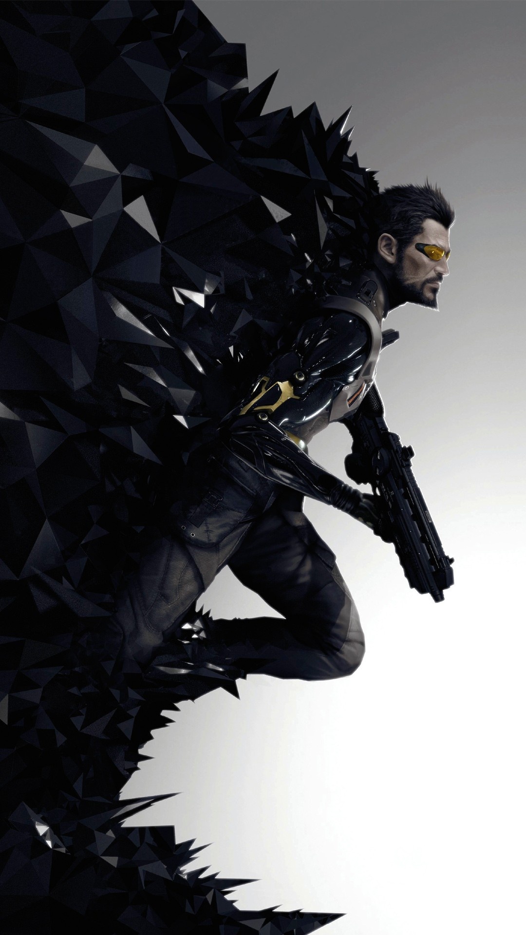 Deus Ex gaming, iPhone wallpaper, Zoey Anderson, Futuristic aesthetics, 1080x1920 Full HD Phone