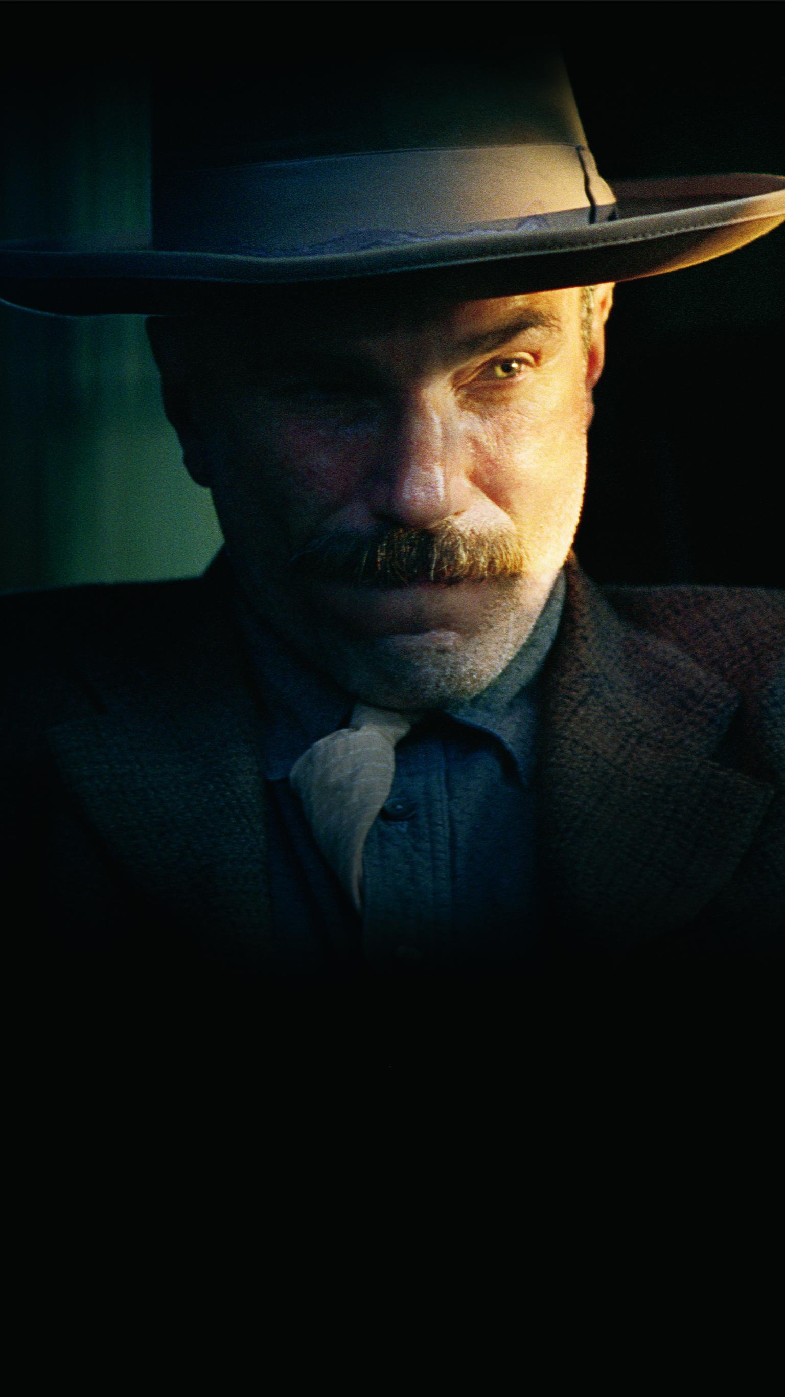 Daniel Day-Lewis, There Will Be Blood movie, Top wallpapers, Dark drama, 1540x2740 HD Phone